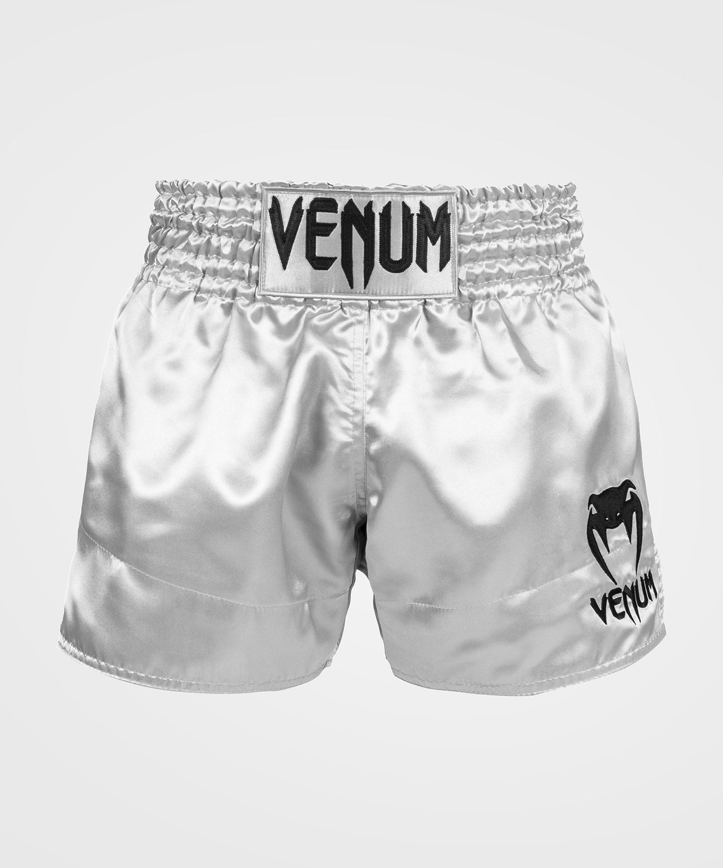 Venum Classic Pantaloncini da Muay Thai - Argento/Neri
