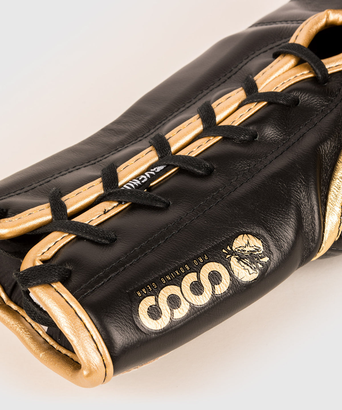 Gants de Boxe Pro avec Lacets Venum Coco Monogram - Noir Intense