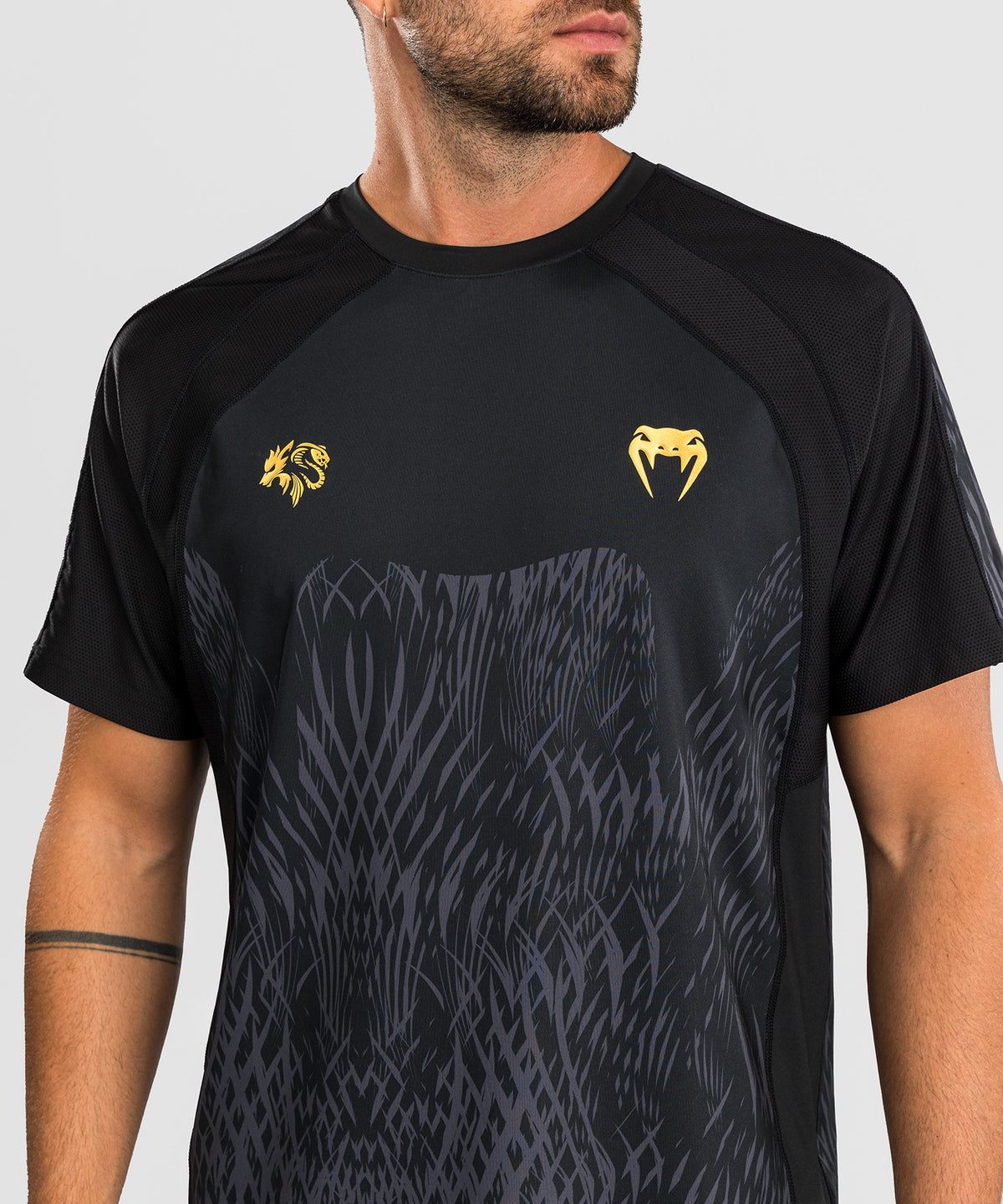 T-shirt Dry-Tech Venum x Chimaev - Noir/Gris