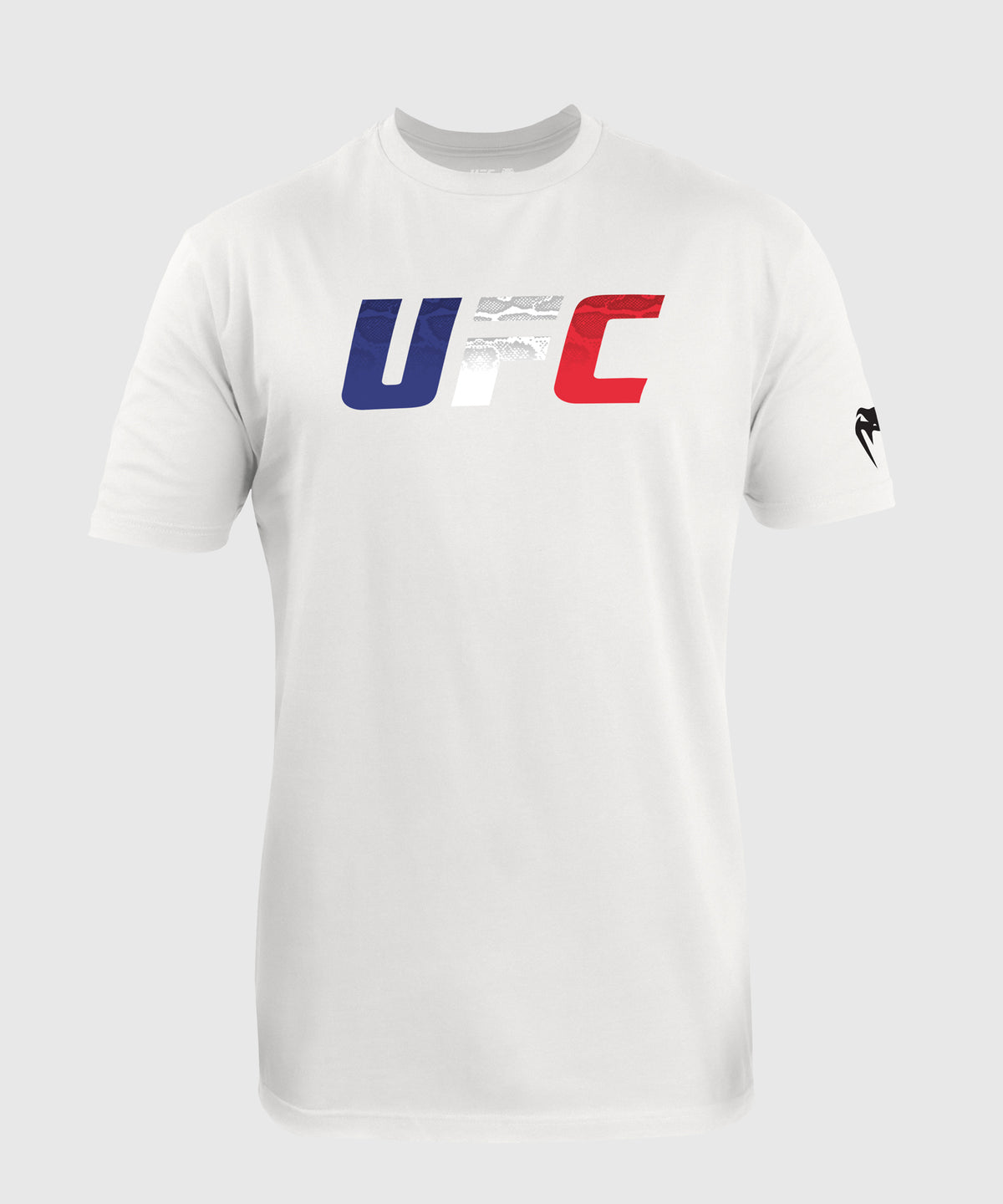 T-shirt UFC Unrivaled by Venum Drapeau Français - Blanc