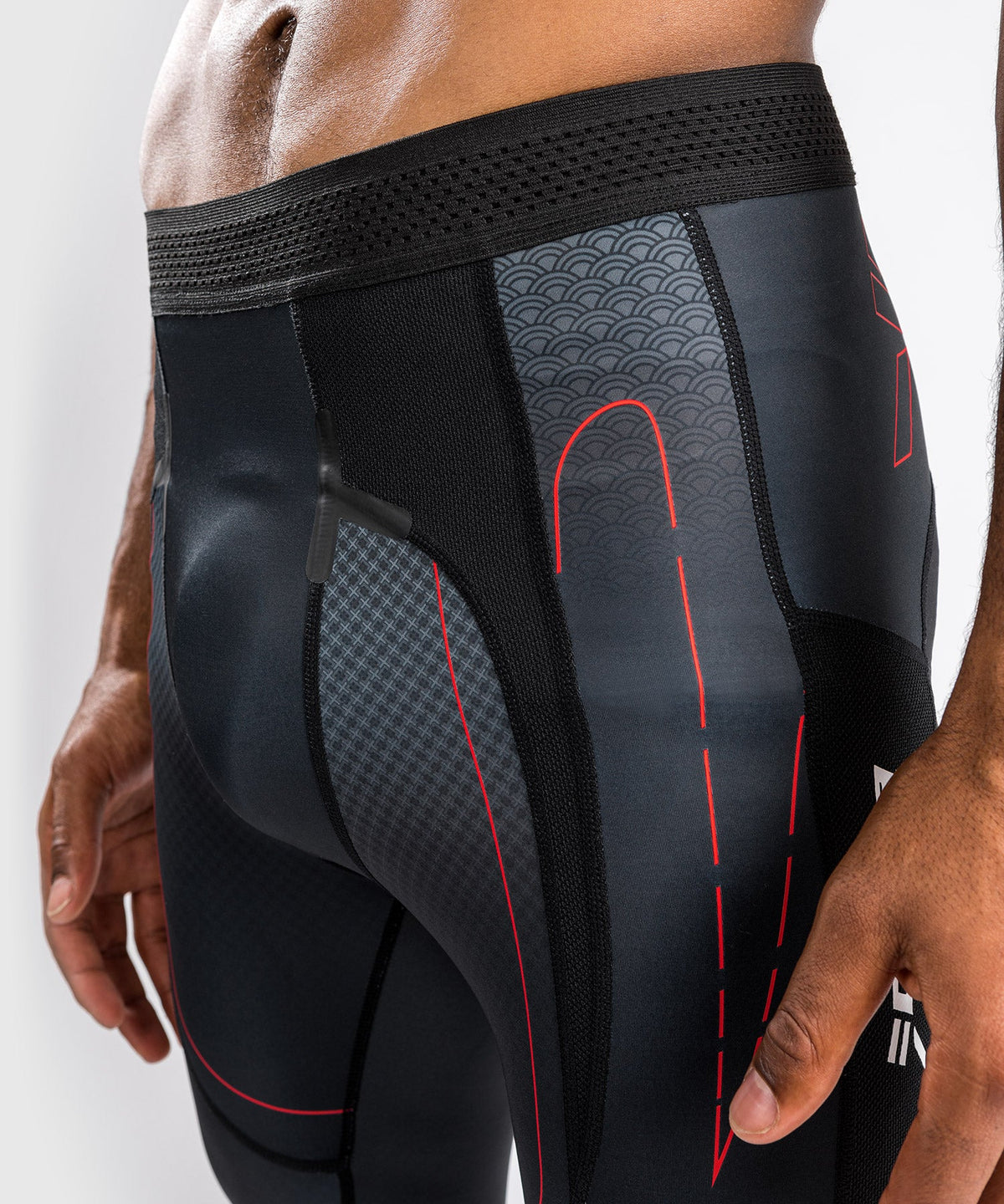 Pantalon De Compression Venum Okinawa 3.0 - Noir/Rouge