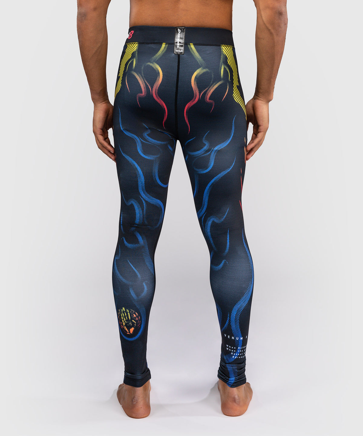 Venum x TEKKEN 8 Spats - Yoshimitsu - Nero/Arancione