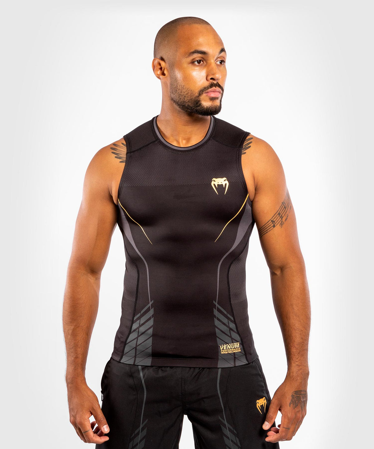 Débardeur de Compression Venum Athletics – Noir/Or