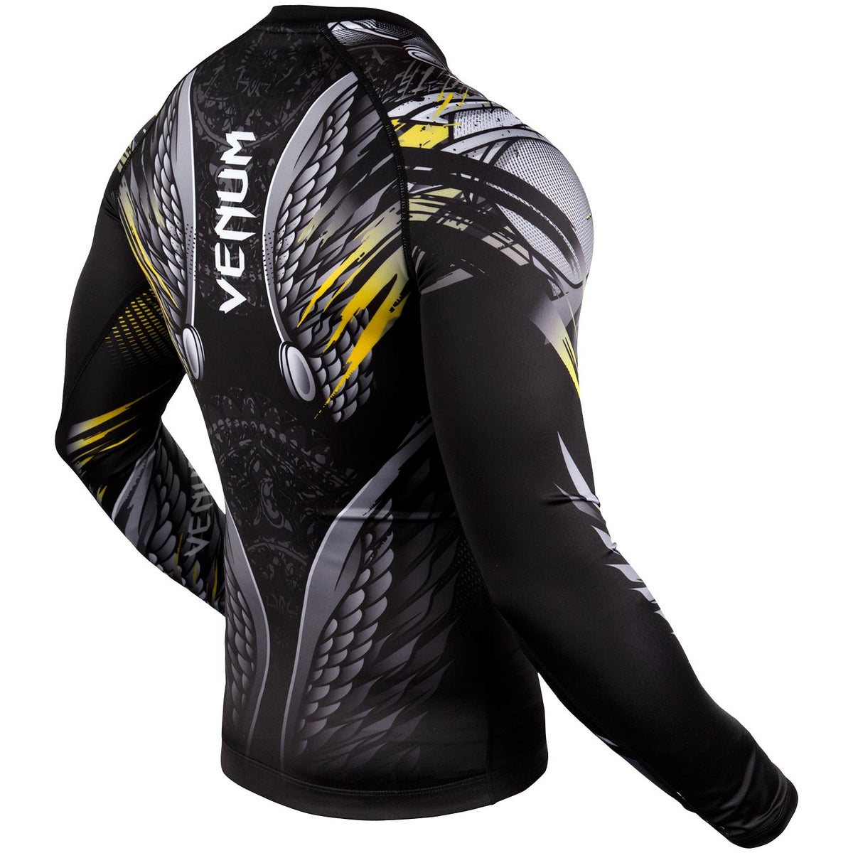 Venum Viking 2.0 Rashguard - Langarm - Schwarz/Gelb