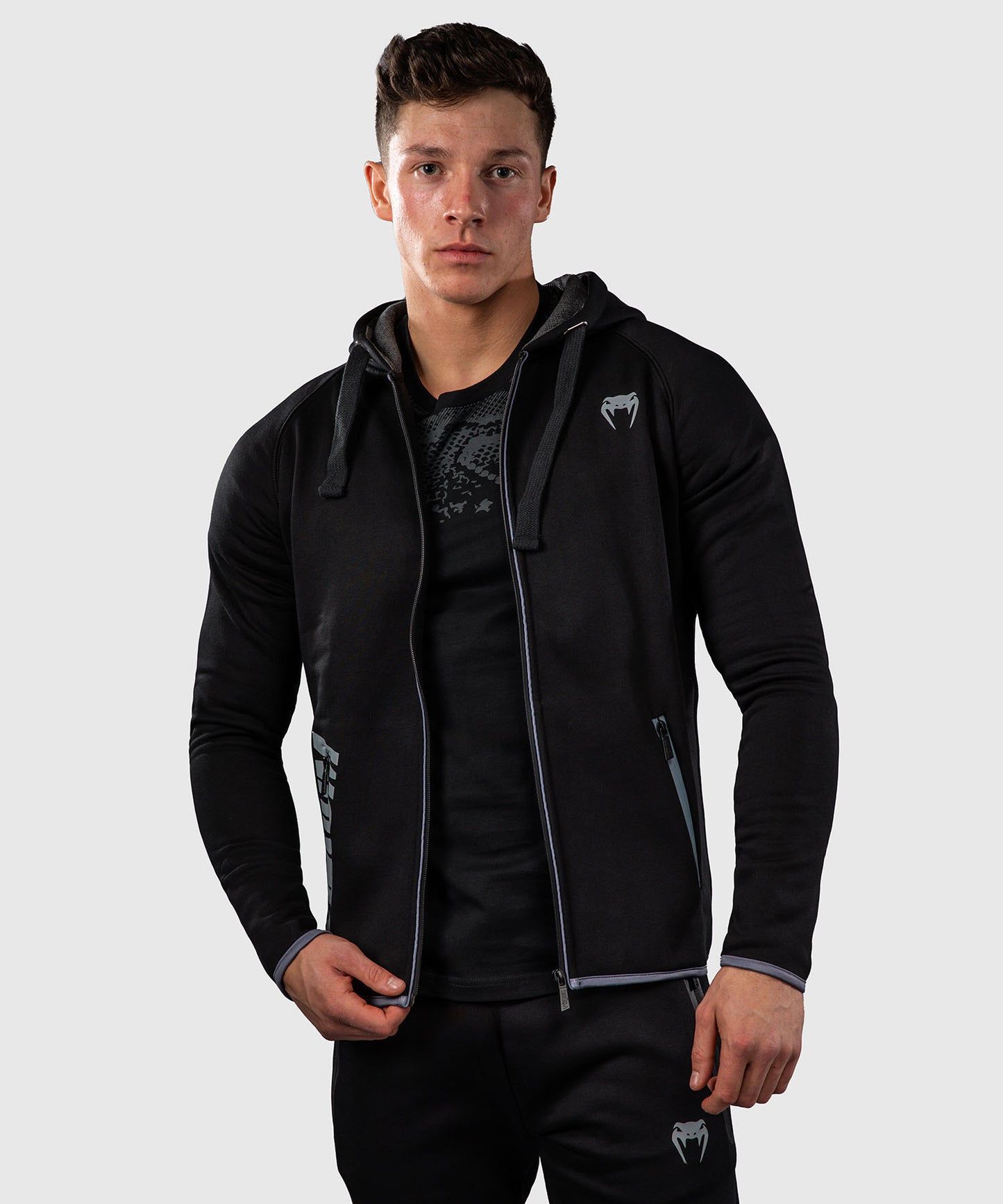 Venum Hoodie - Black/Grey