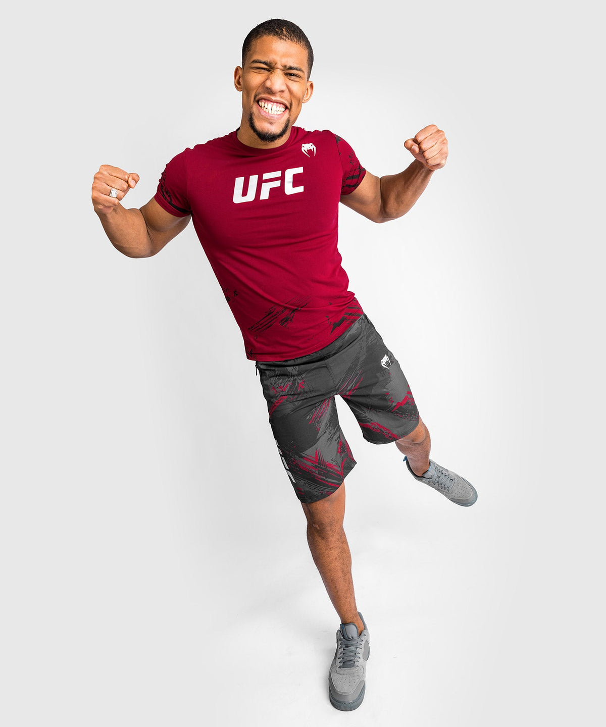 T-Shirt UFC Venum Authentic Fight Week 2.0 - Manches Courtes - Rouge