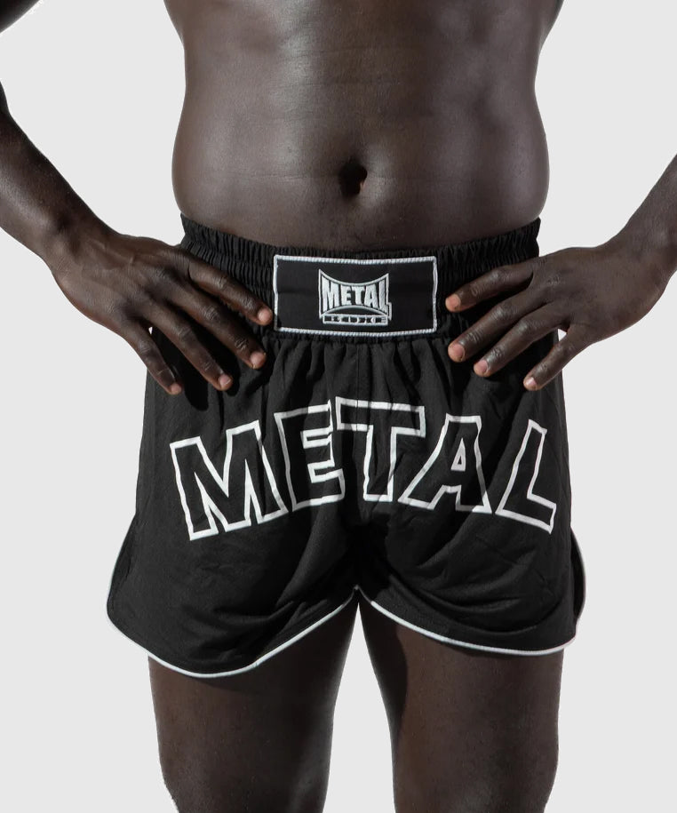 Metal Boxe One Muay Thai Shorts - Black