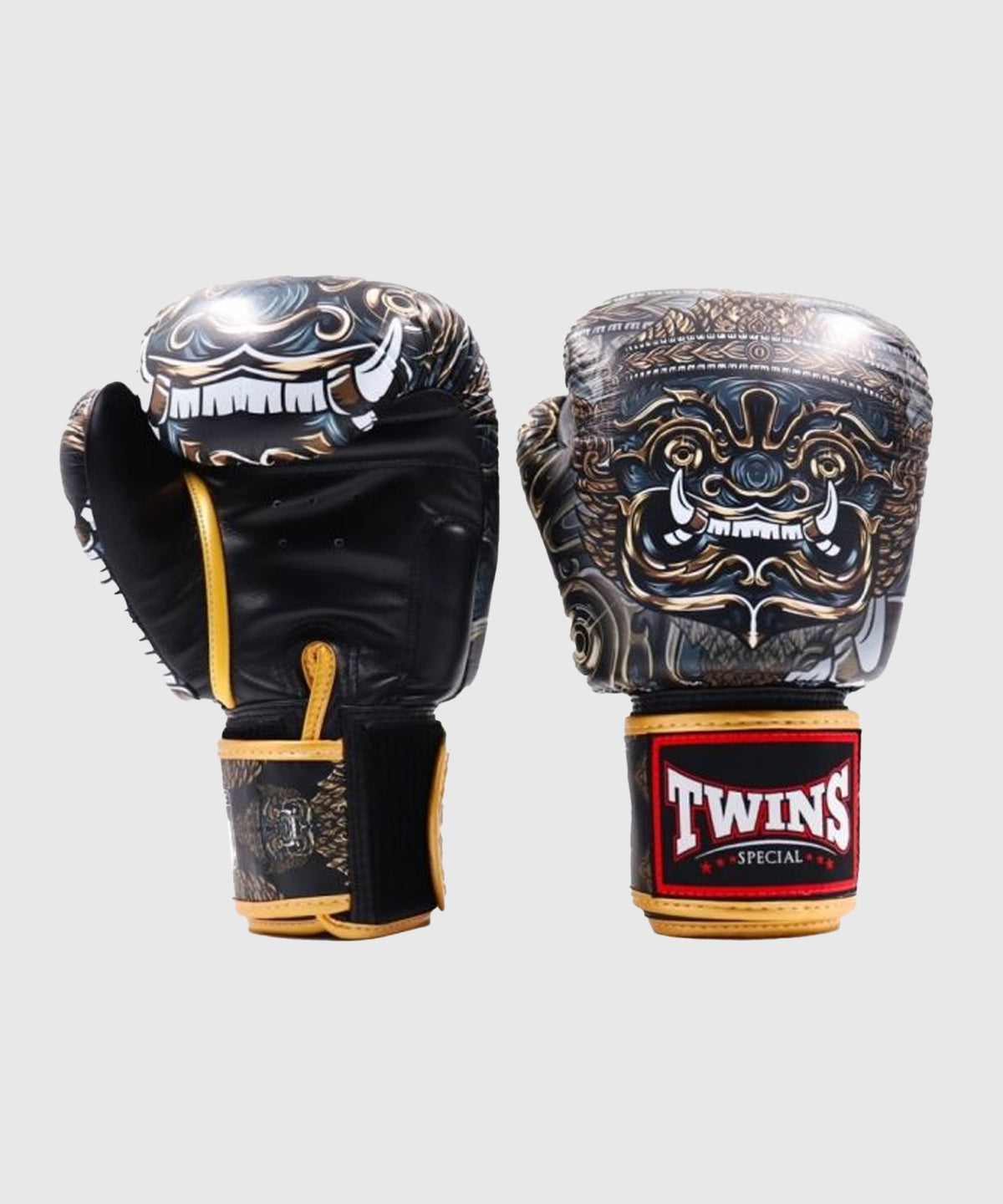 Twins FBGVL3 Yaktai Boxhandschuhe - Schwarz/Gold