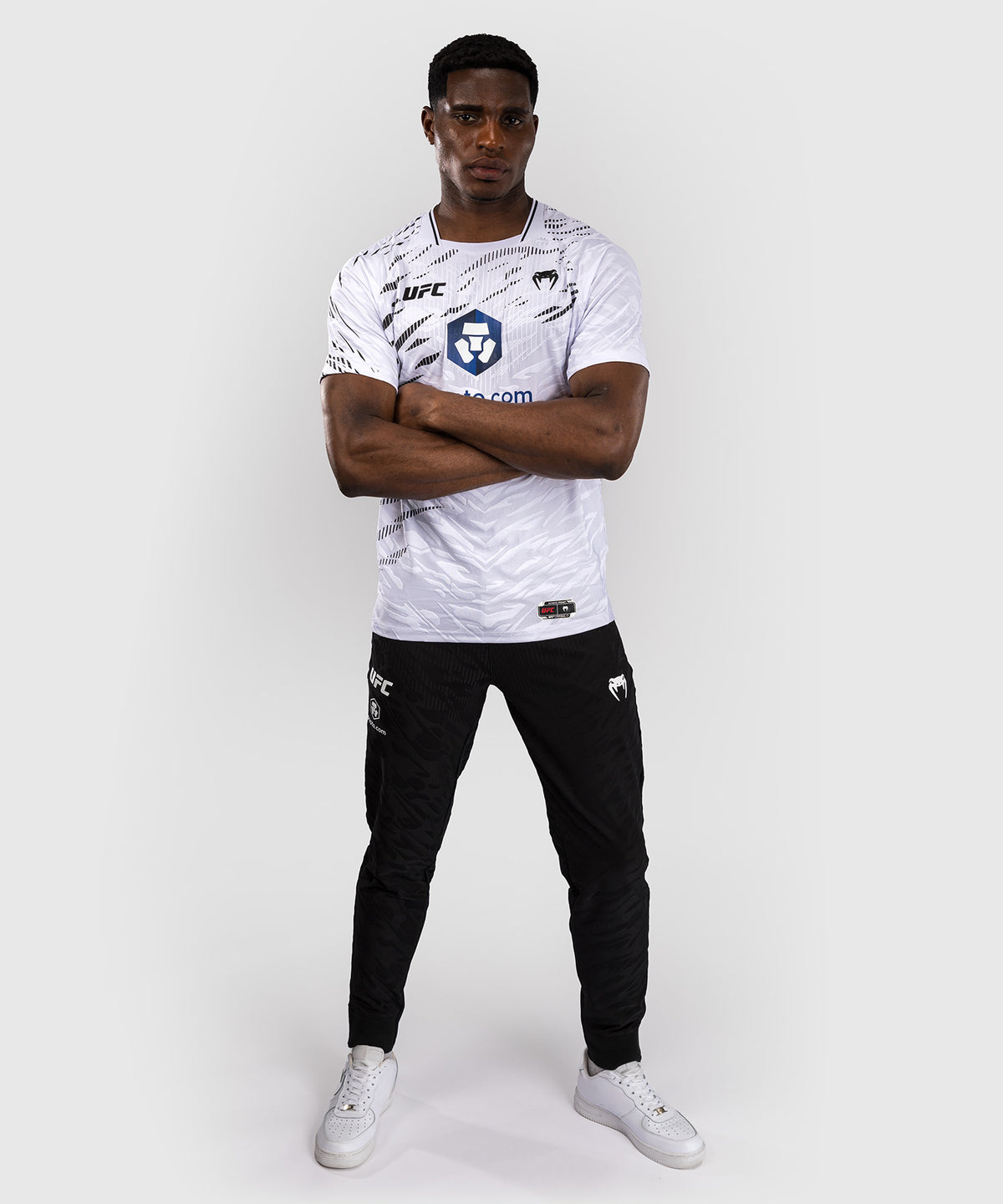 UFC Fusion by Venum Authentic Fight Night Maglietta Dry Tech per Uomo - Bianco