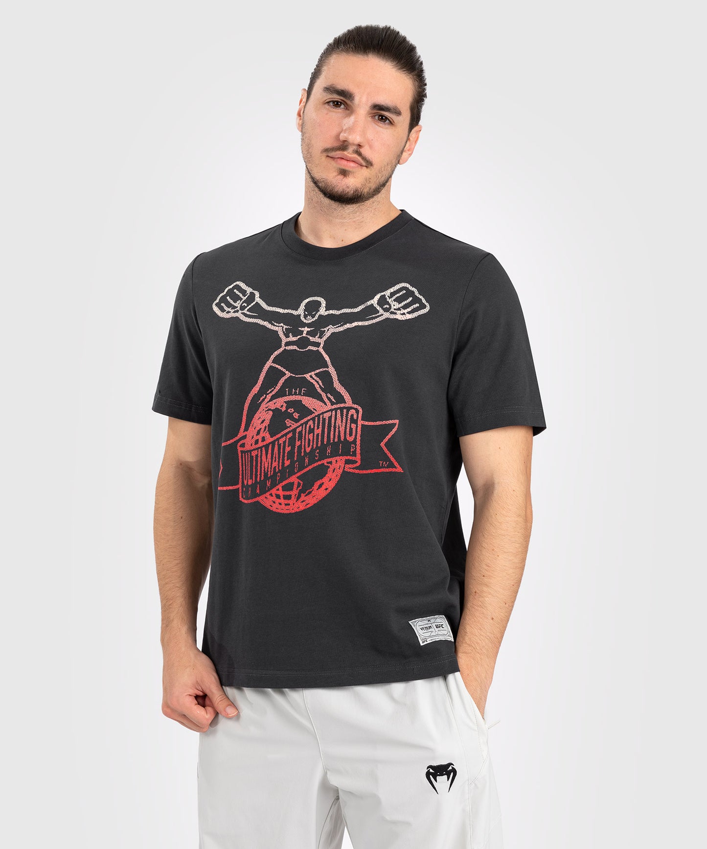 T-Shirt UFC by Venum Ulti-Man - Gris/Rouge