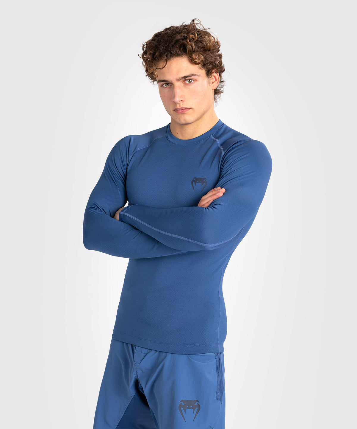 Venum Contender Rashguard a maniche lunghe - Blu