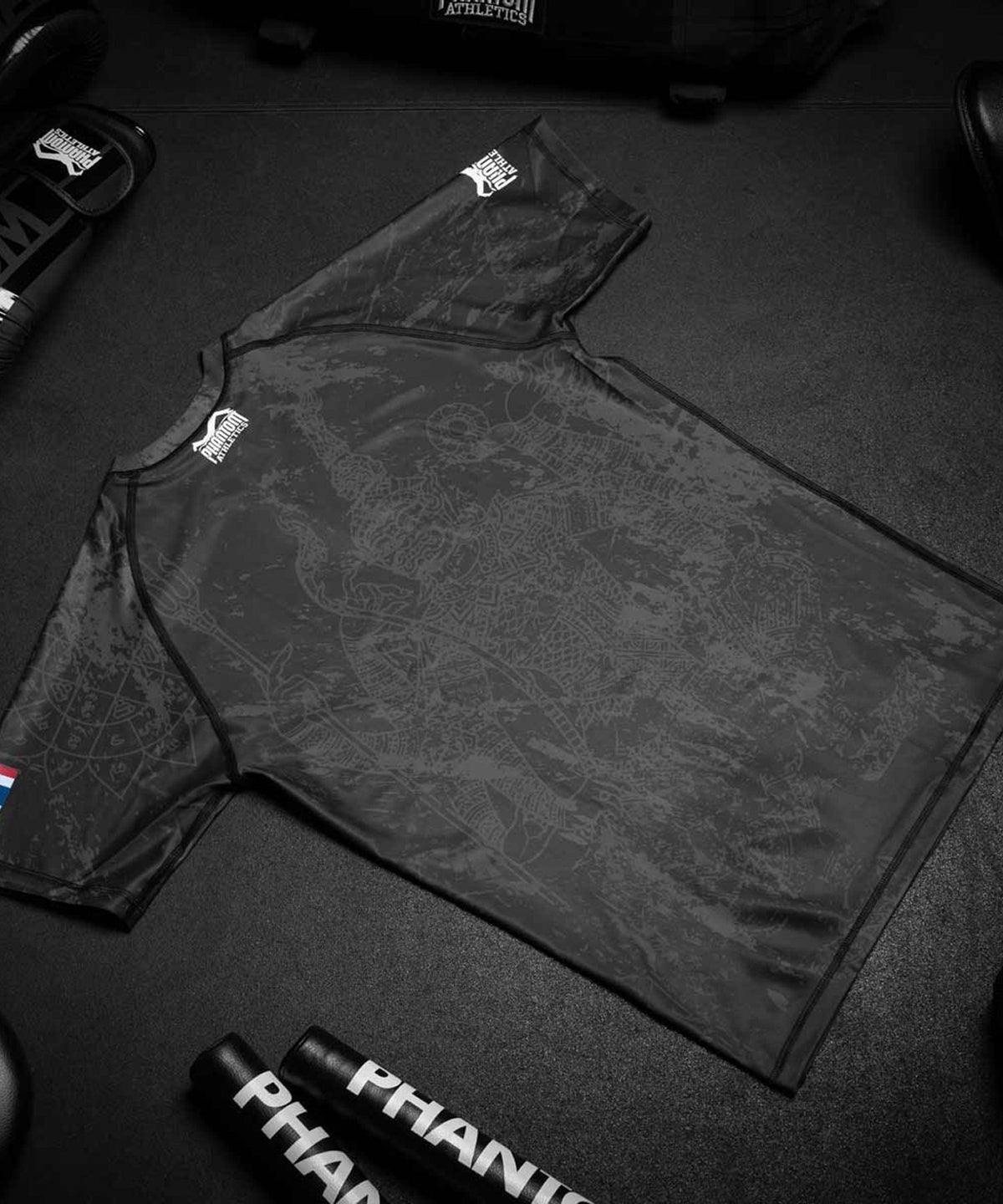 Phantom Athletics Muay Thai Rashguard - Black