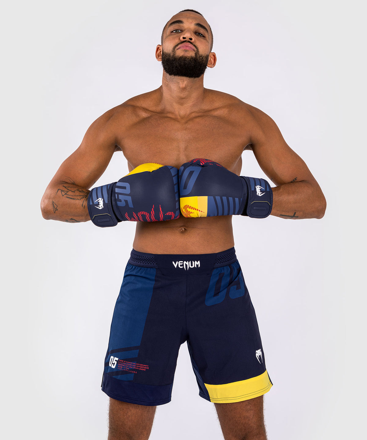 Venum Sport 05 Fight Shorts - Blue/Yellow