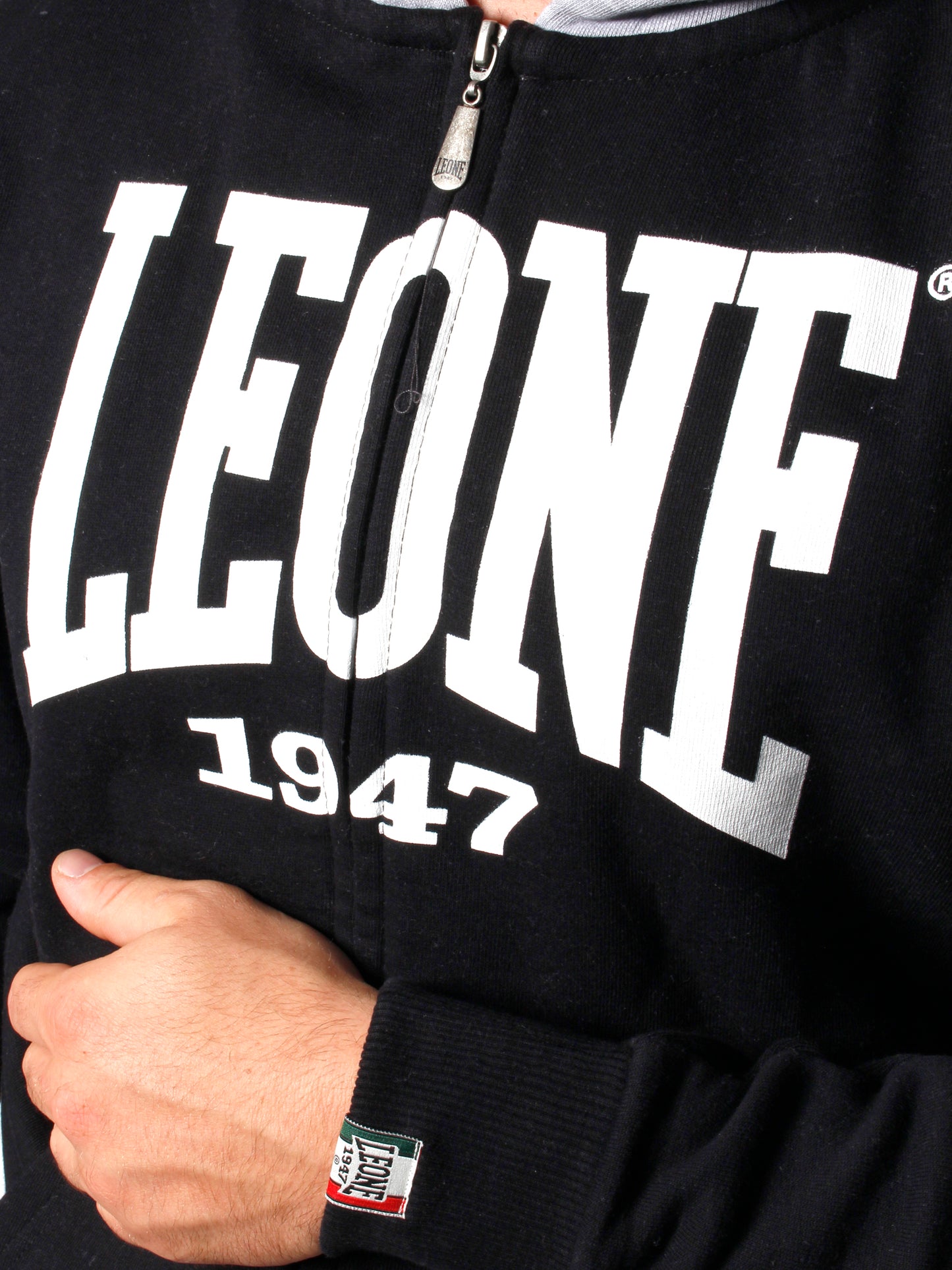 Sweatshirt à zip Leone