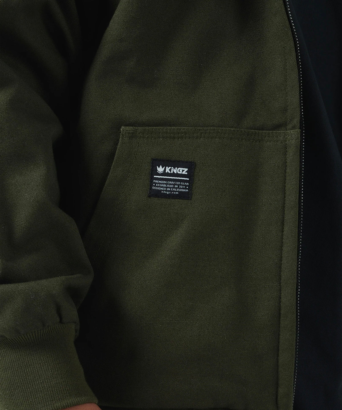 Kingz Giacca Canvas - Cachi