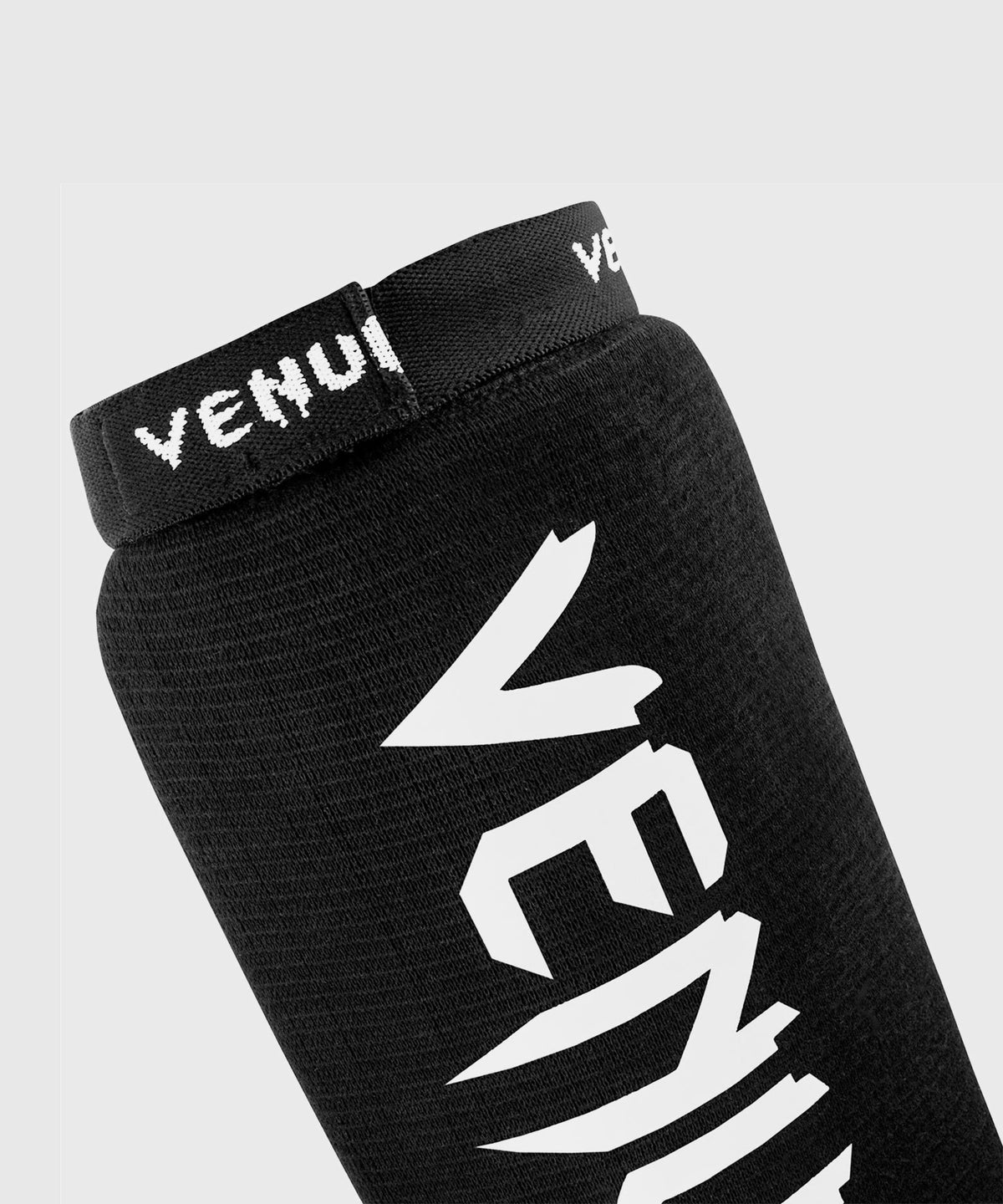 Venum Kontact Shin Guards Without Foot - Black