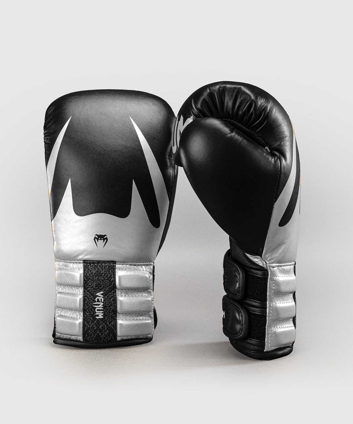 Venum Reverso Boxhandschuhe – Schwarz/Silber