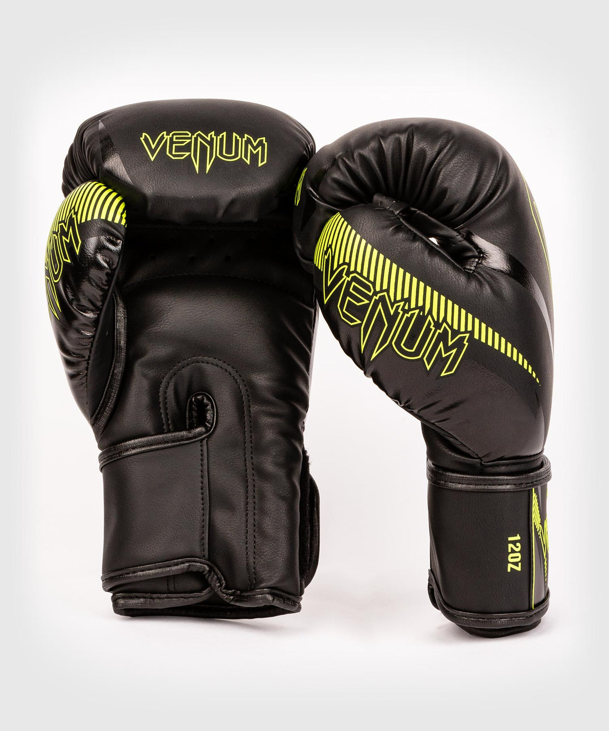 Gants de boxe Venum Impact – Noir/Jaune Fluo