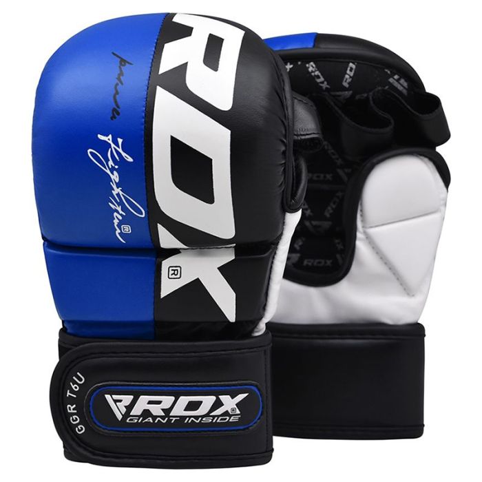 RDX T6 Guantoni da Sparring MMA - Blu