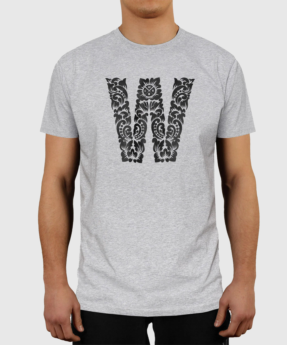 Wicked One Wanted Trainings-T-Shirt - Grau