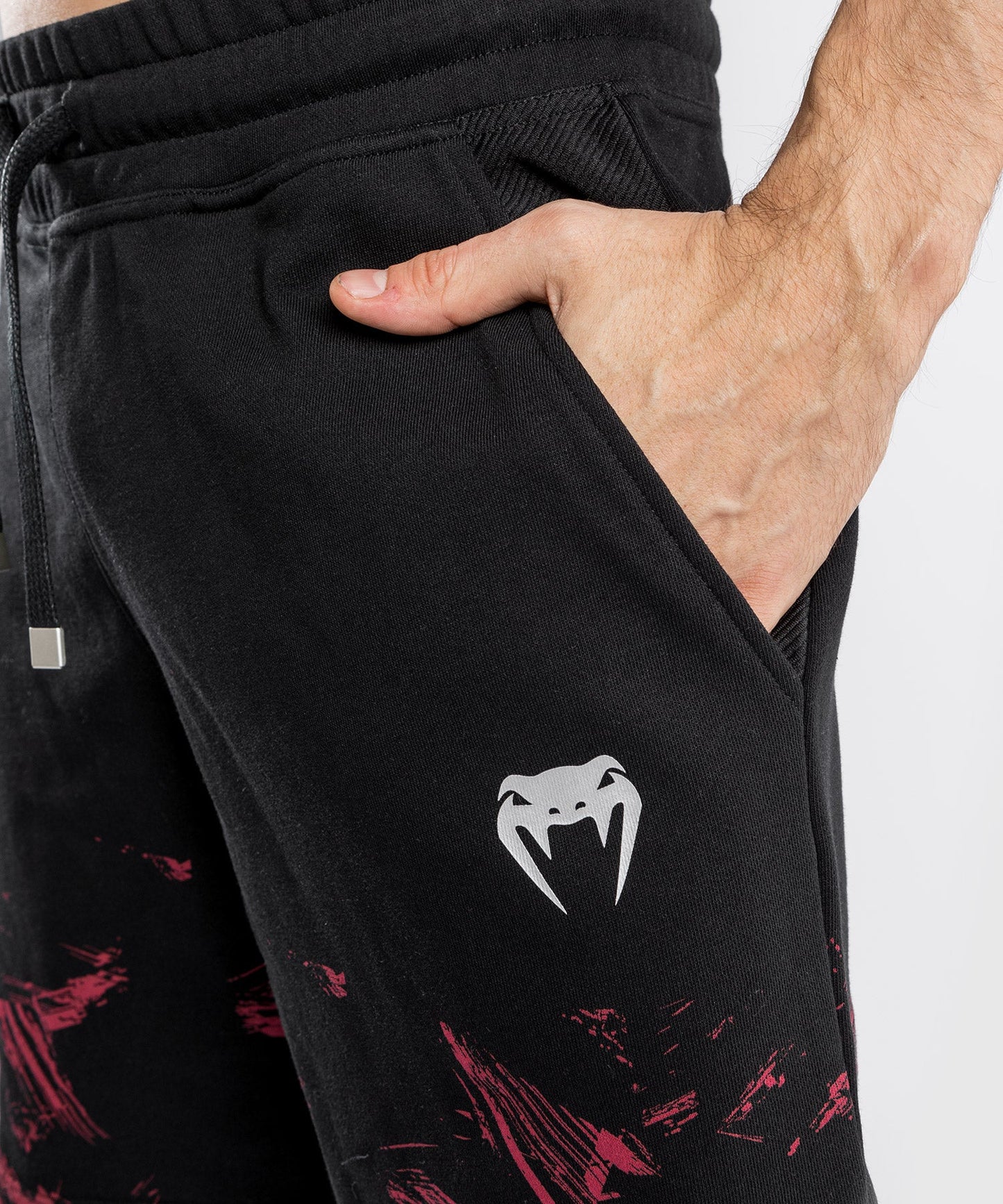 Venum Authentic Fight Week 2.0 UFC Baumwoll-Shorts - Schwarz/Rot