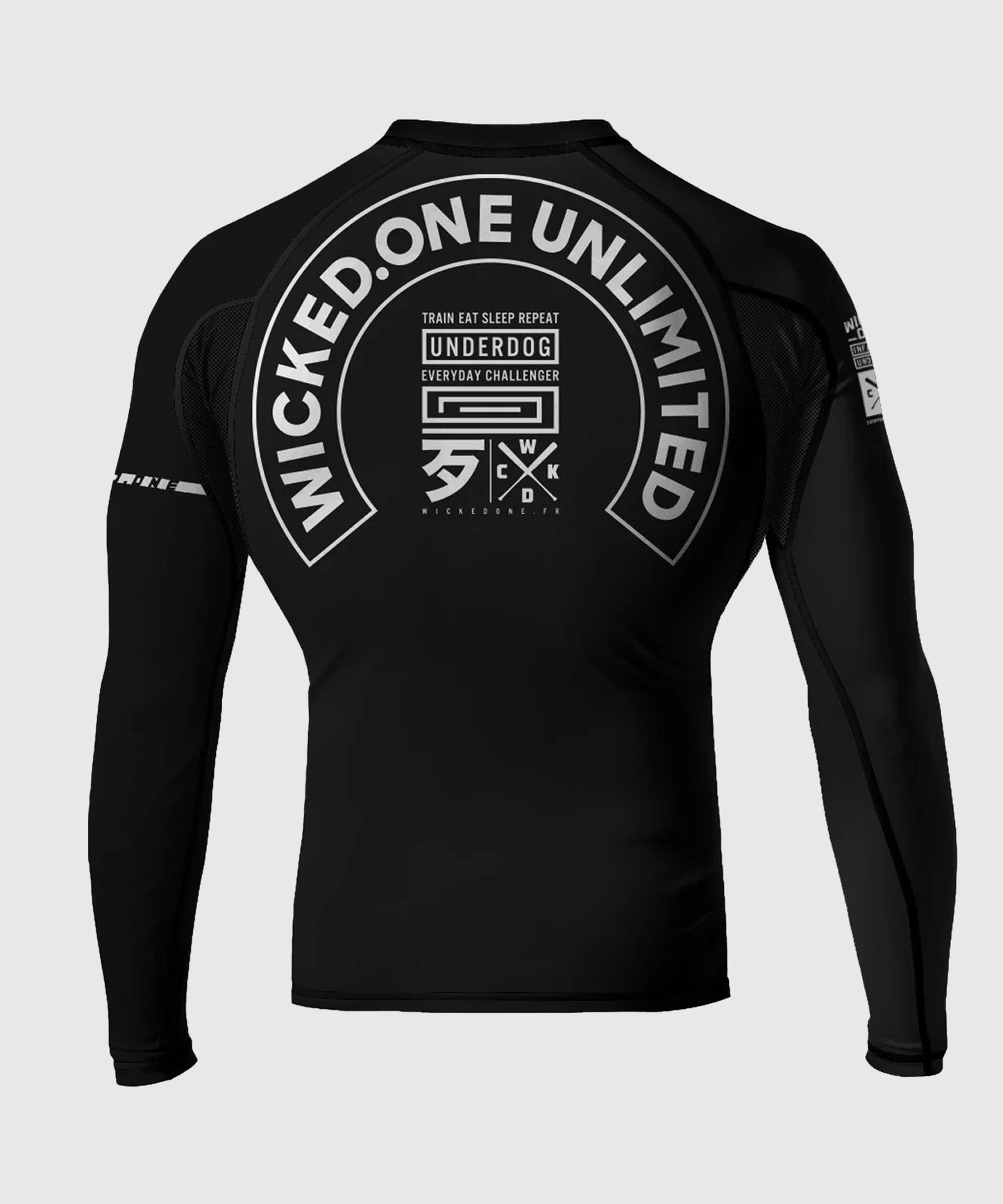 Wicked One Track Long Sleeve Rashguard - Black
