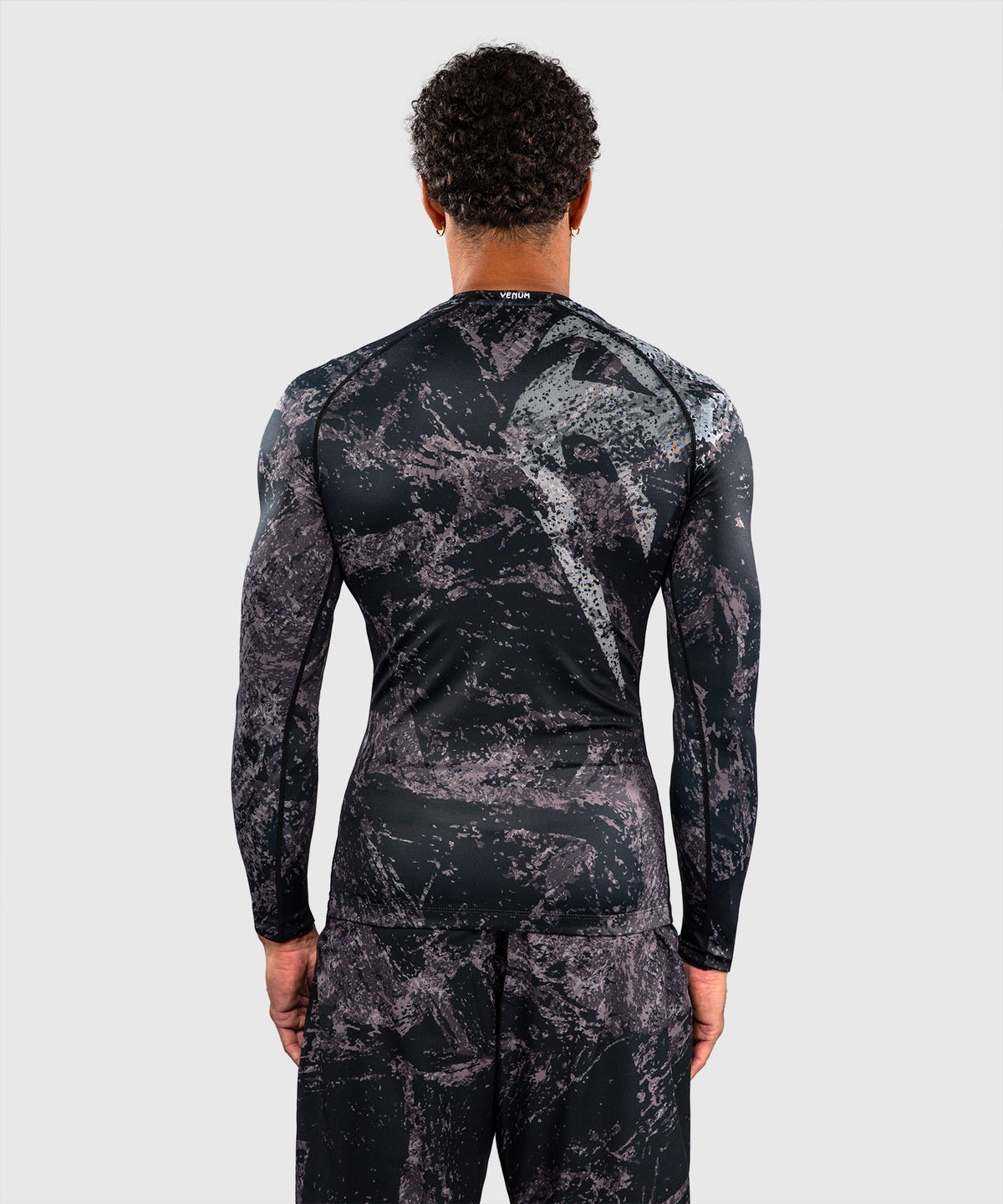 Rashguard à Manches Longues Venum Rage & Workout - Noir/Gris