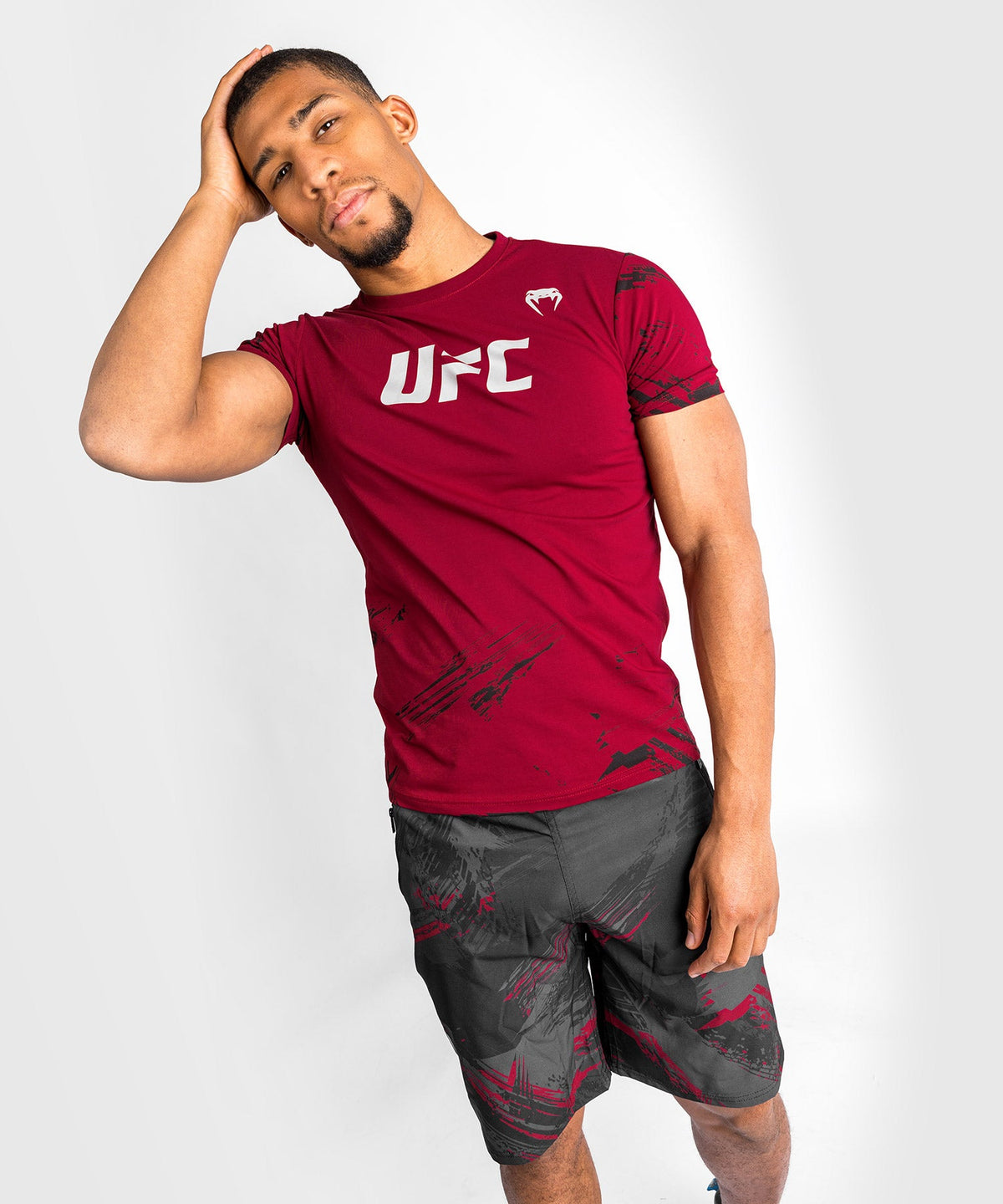 T-Shirt UFC Venum Authentic Fight Week 2.0 - Manches Courtes - Rouge