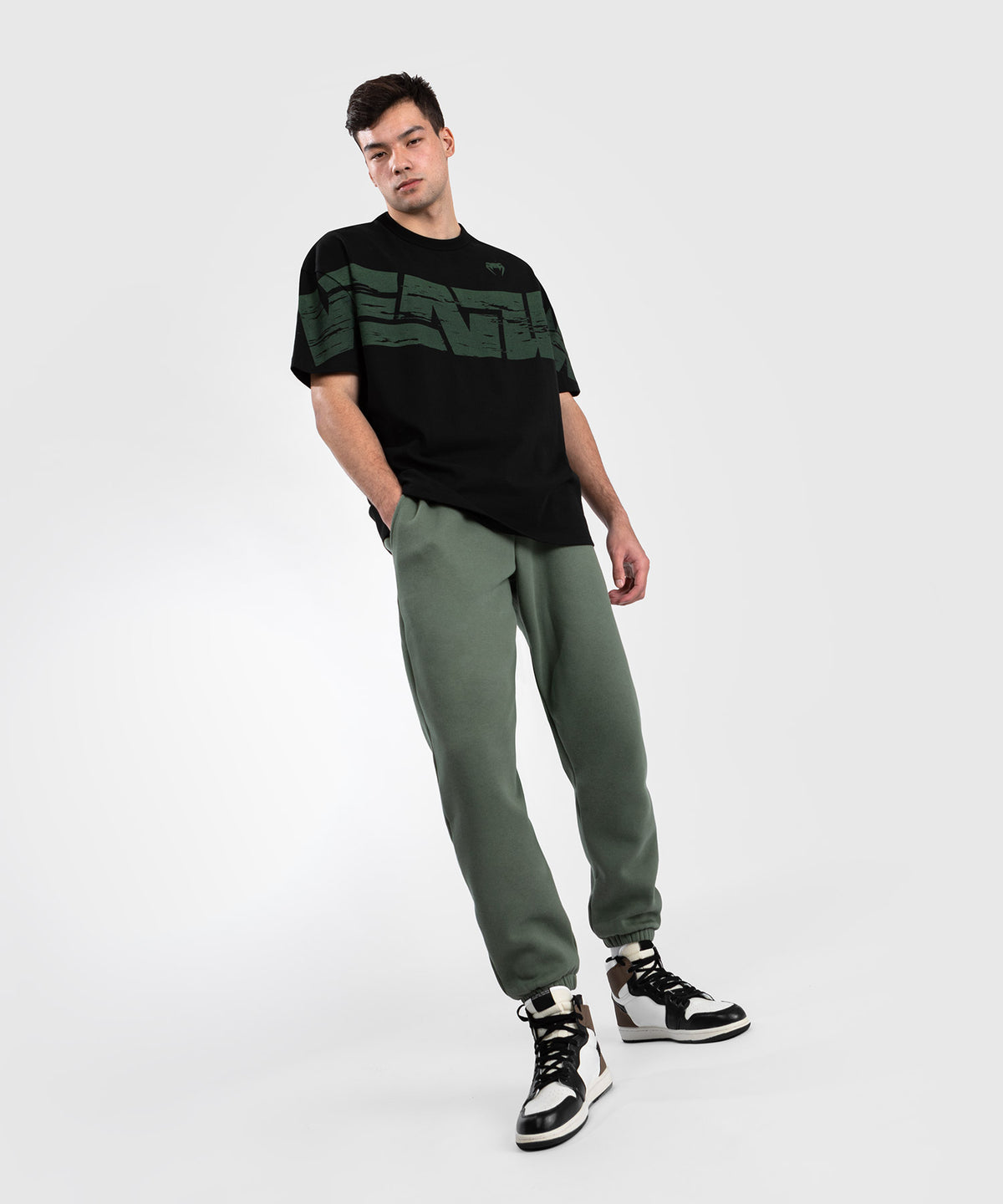 Venum Connect XL Maglietta - Nero/Verde