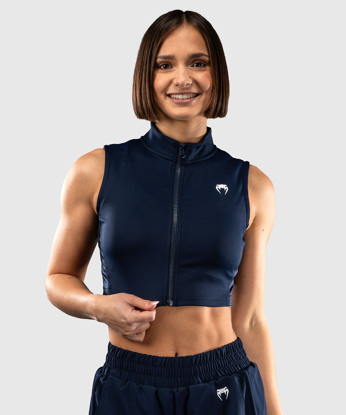 Venum Sculpt Shape Crop Top Para Mujer - Azul Marino