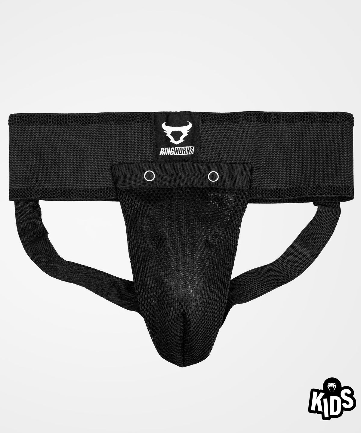 Coquille et porte-coquille Enfant Ringhorns Charger by Venum Kids – Noir