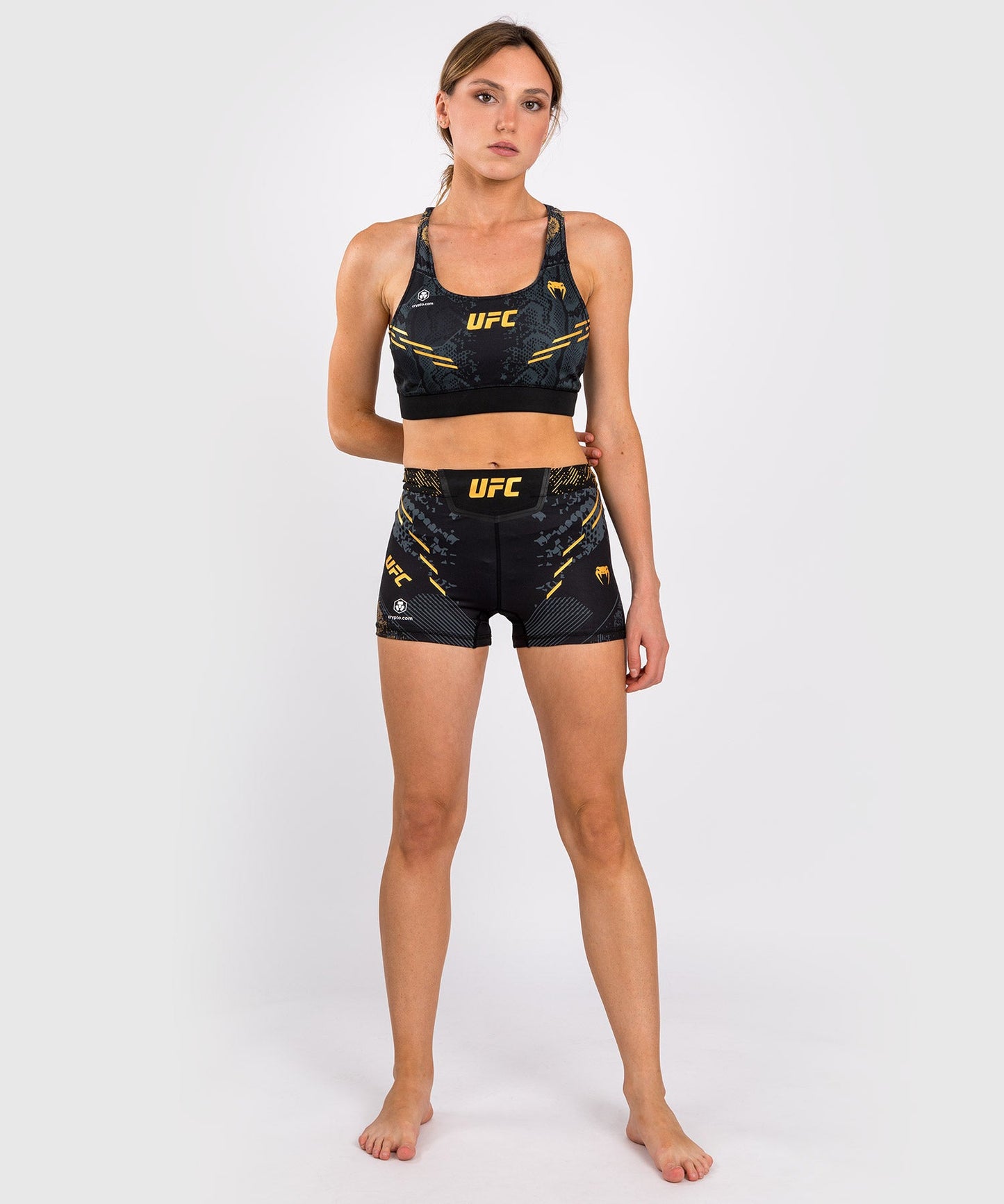 Short de Short de compression Fit pour Femmes UFC Adrenaline by Venum Authentic Fight Night - Champion