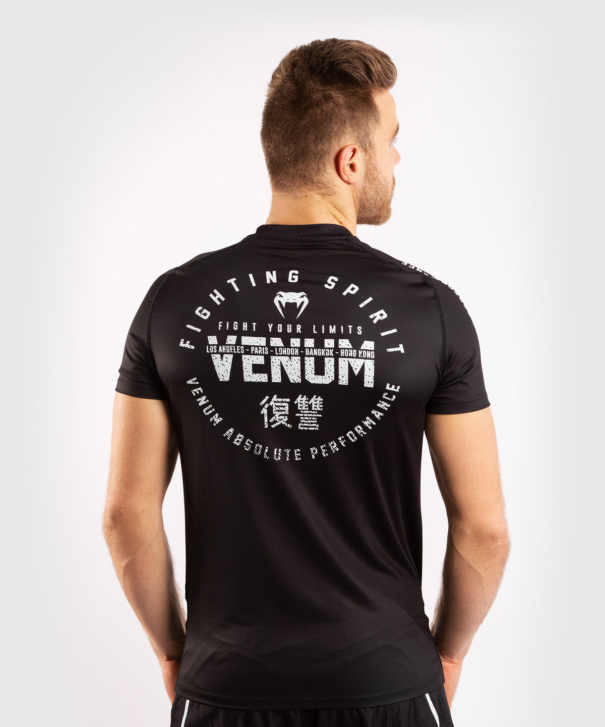 T-shirt Dry Tech Venum Signature - Noir/Blanc