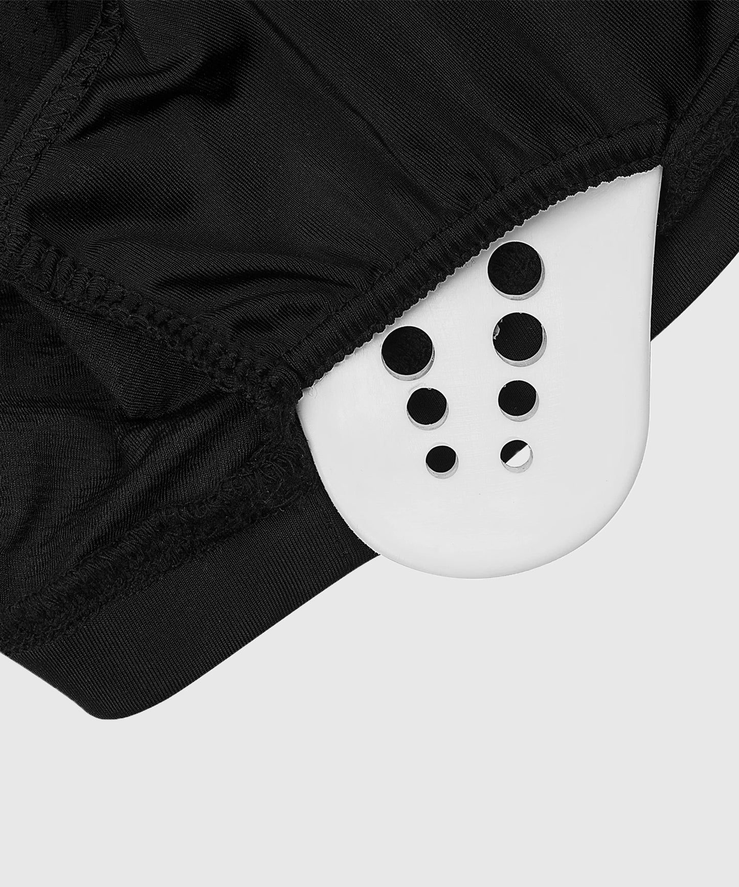 Adidas Sports Bra with Integrated Chest Protector - Black/White