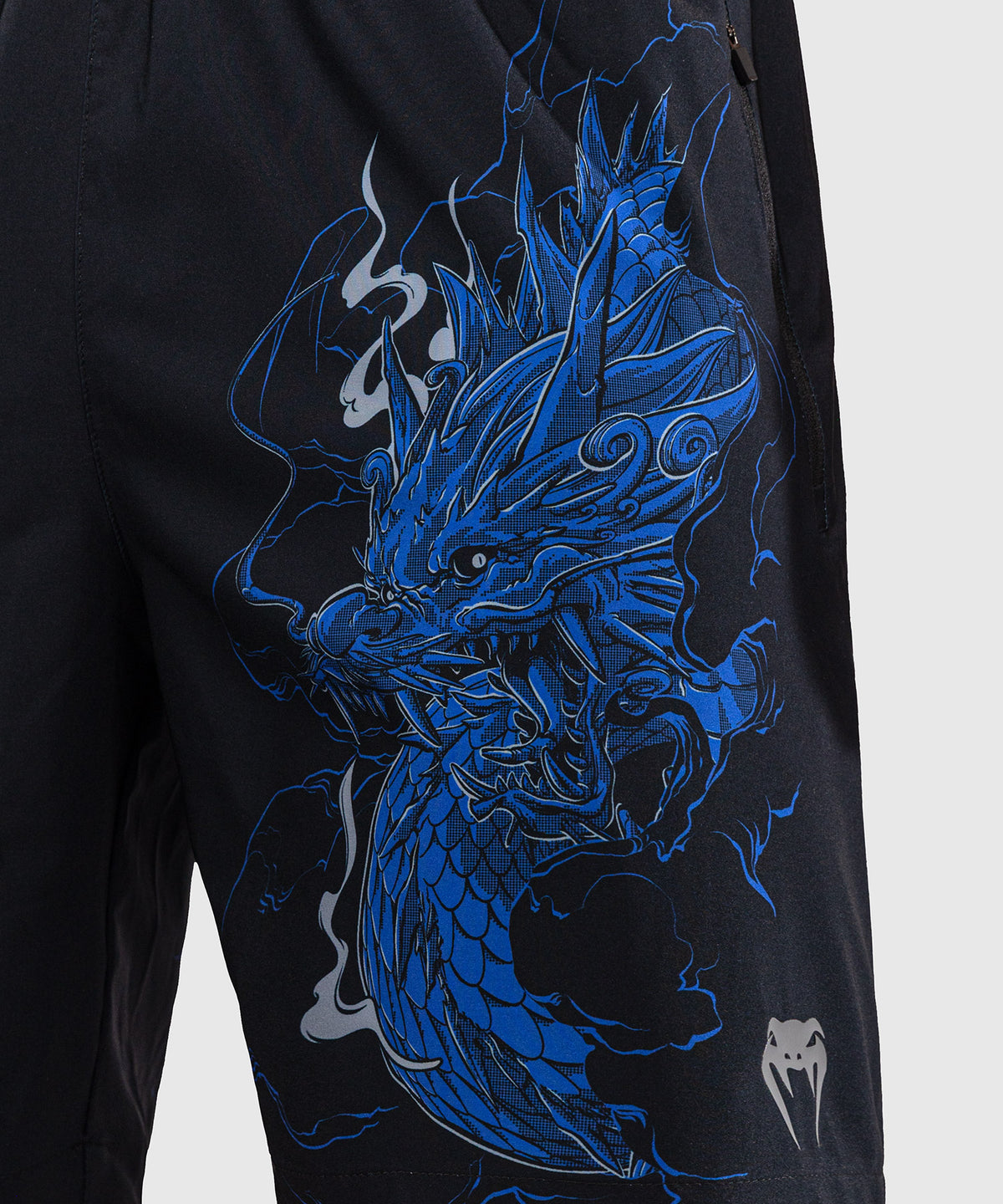 Venum Thunder Dragon Pantaloncini da Allenamento – Nero/Blu Reale
