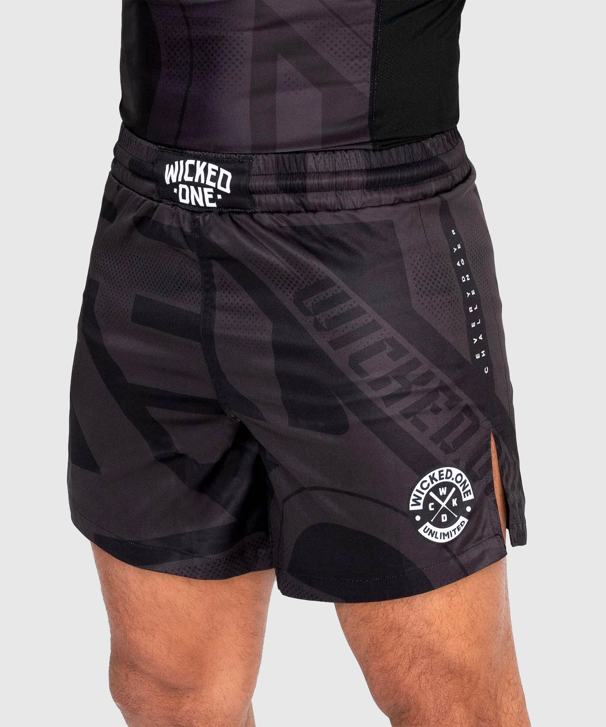 Short de MMA Wicked One Element Outsiderz - Noir