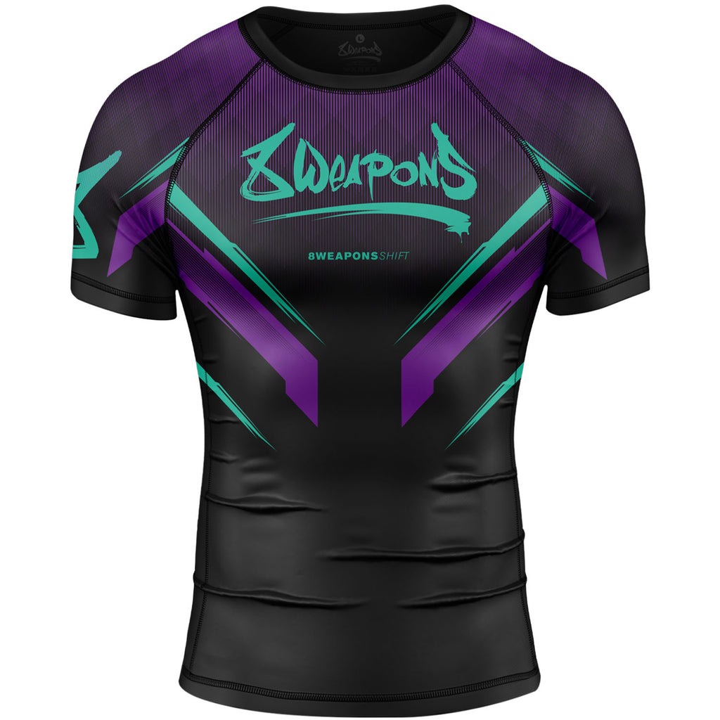 8 Weapons Shift Cyber Rashguard - Nero