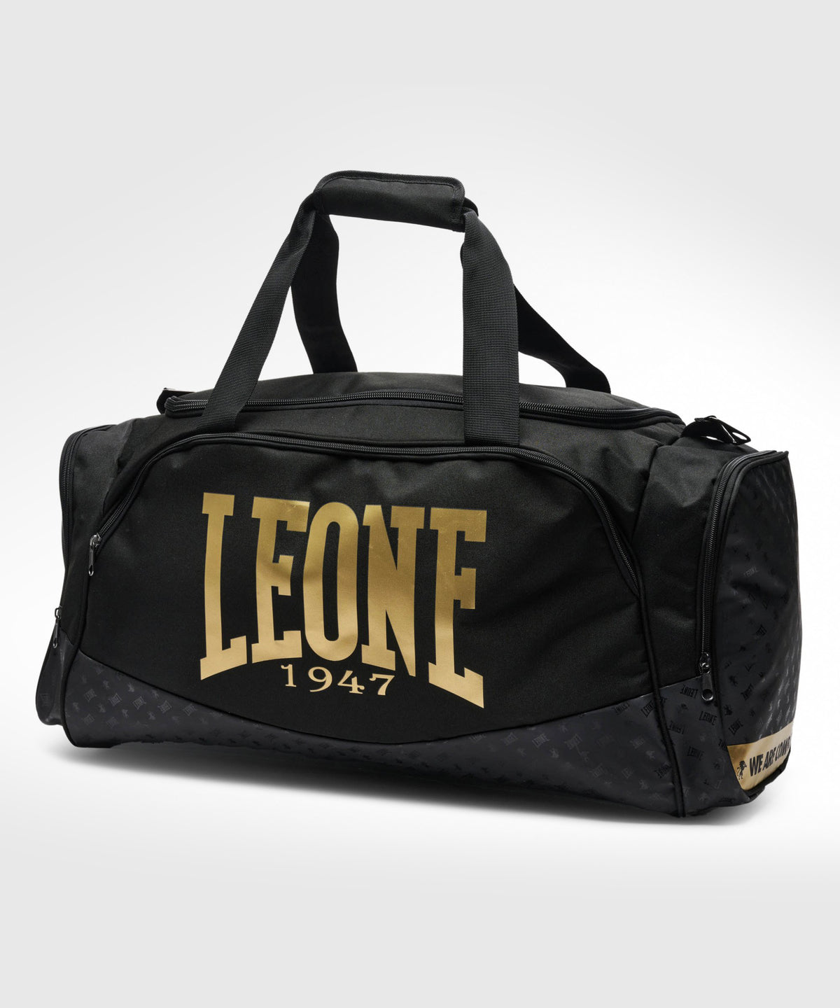 Leone DNA Bolsa de Deporte – Negro/Dorado