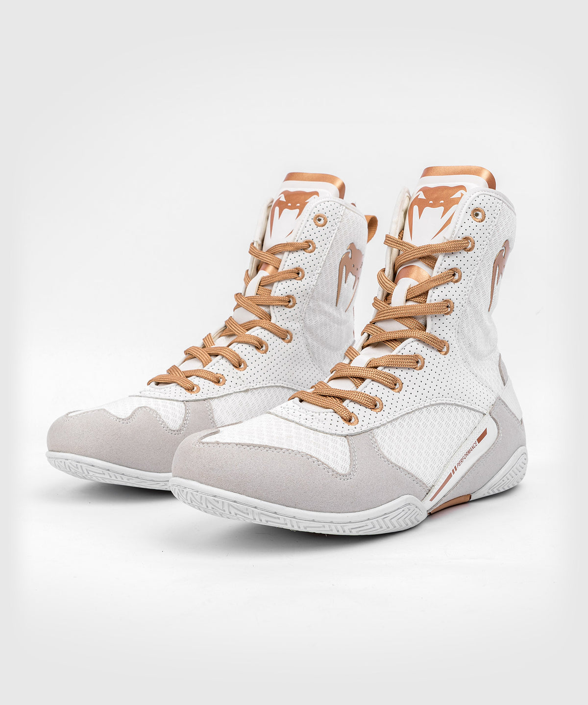 Venum Elite Monogram Scarpe Da Boxe – Bianco/Oro