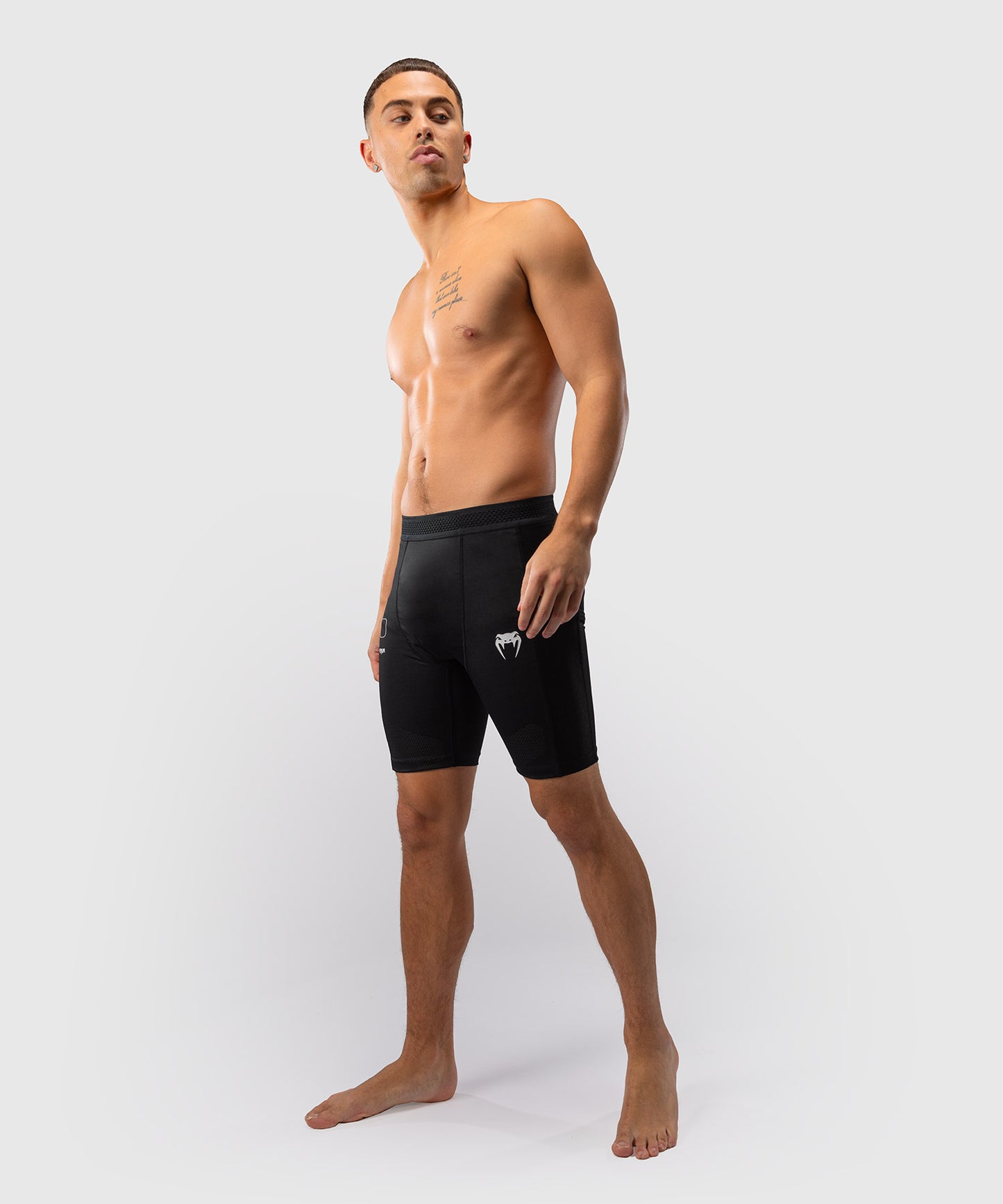 Short de compression Venum Tactical XT- Noir/Rouge Feu