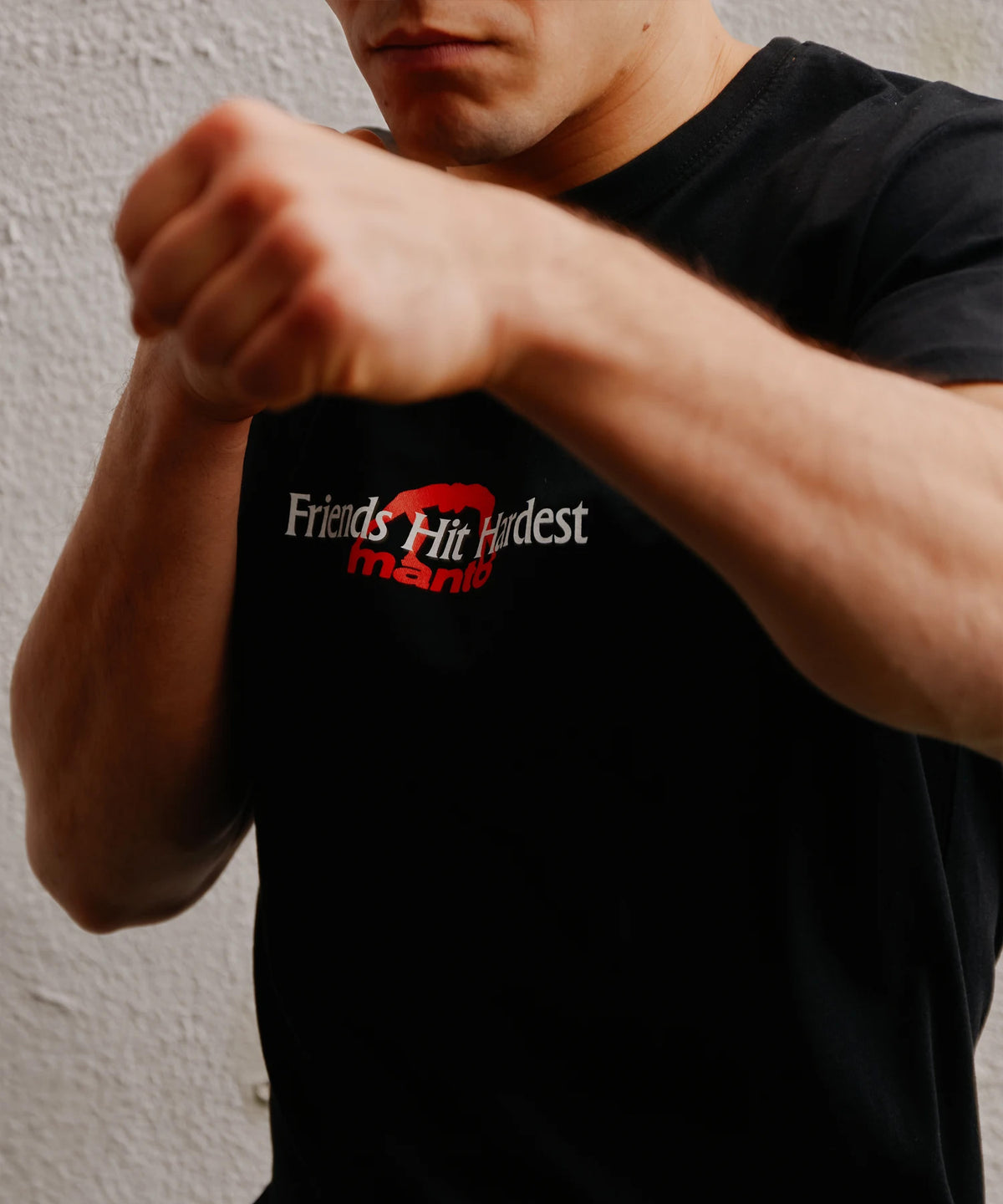 Manto Nothing Personal Trainings-T-Shirt - Schwarz