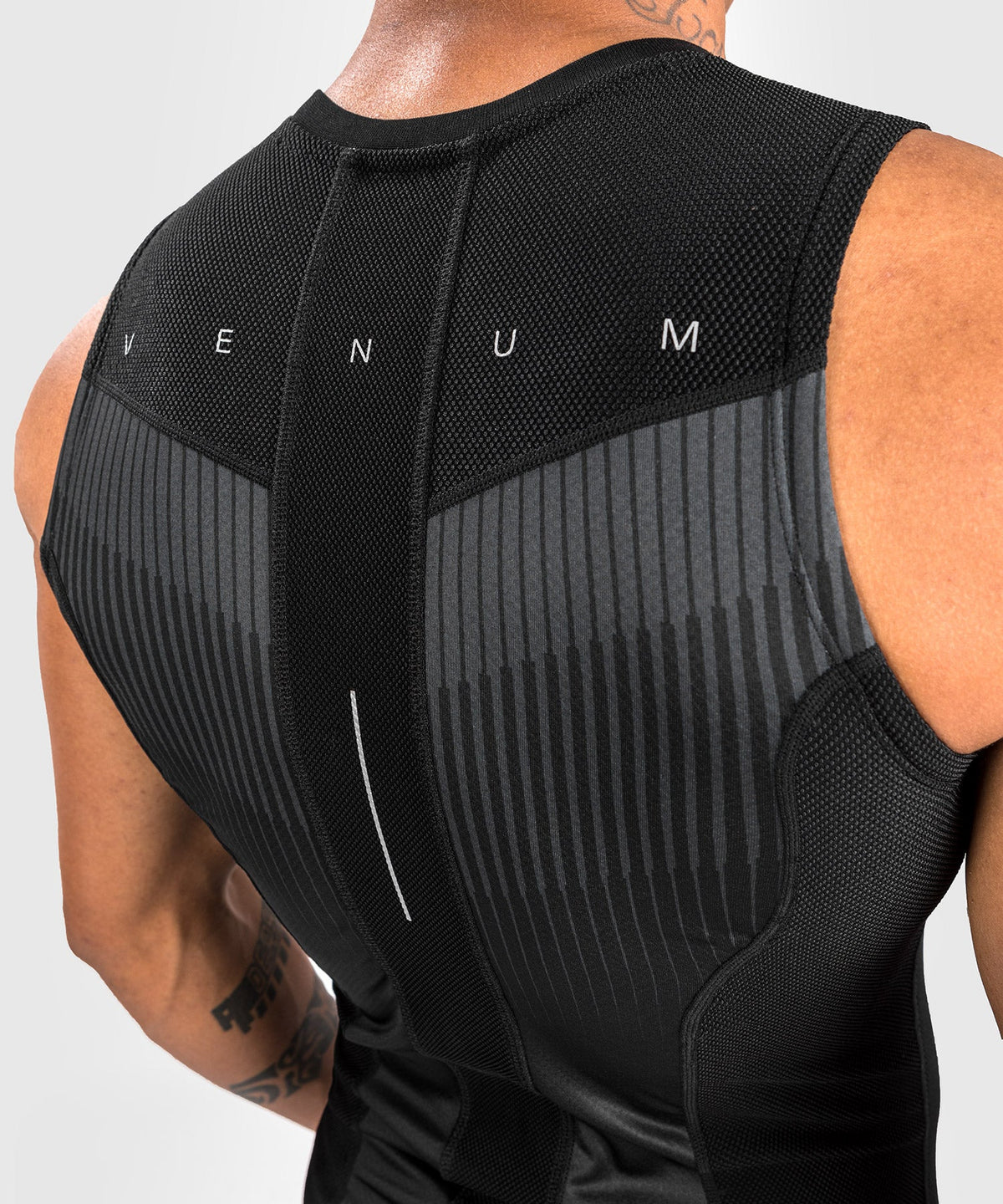 Venum Rashguard Ärmellos Biomecha - Schwarz/Grau
