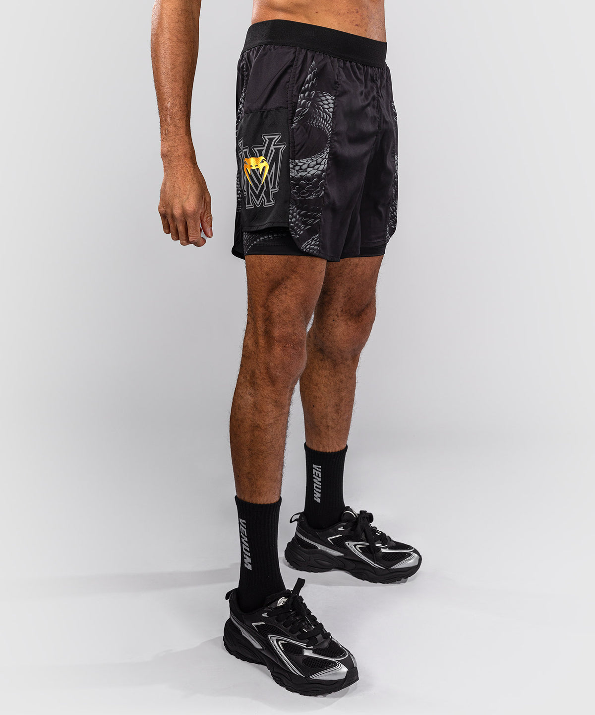 Venum Matupa Trainingsshorts - Schwarz/Grau/Gold