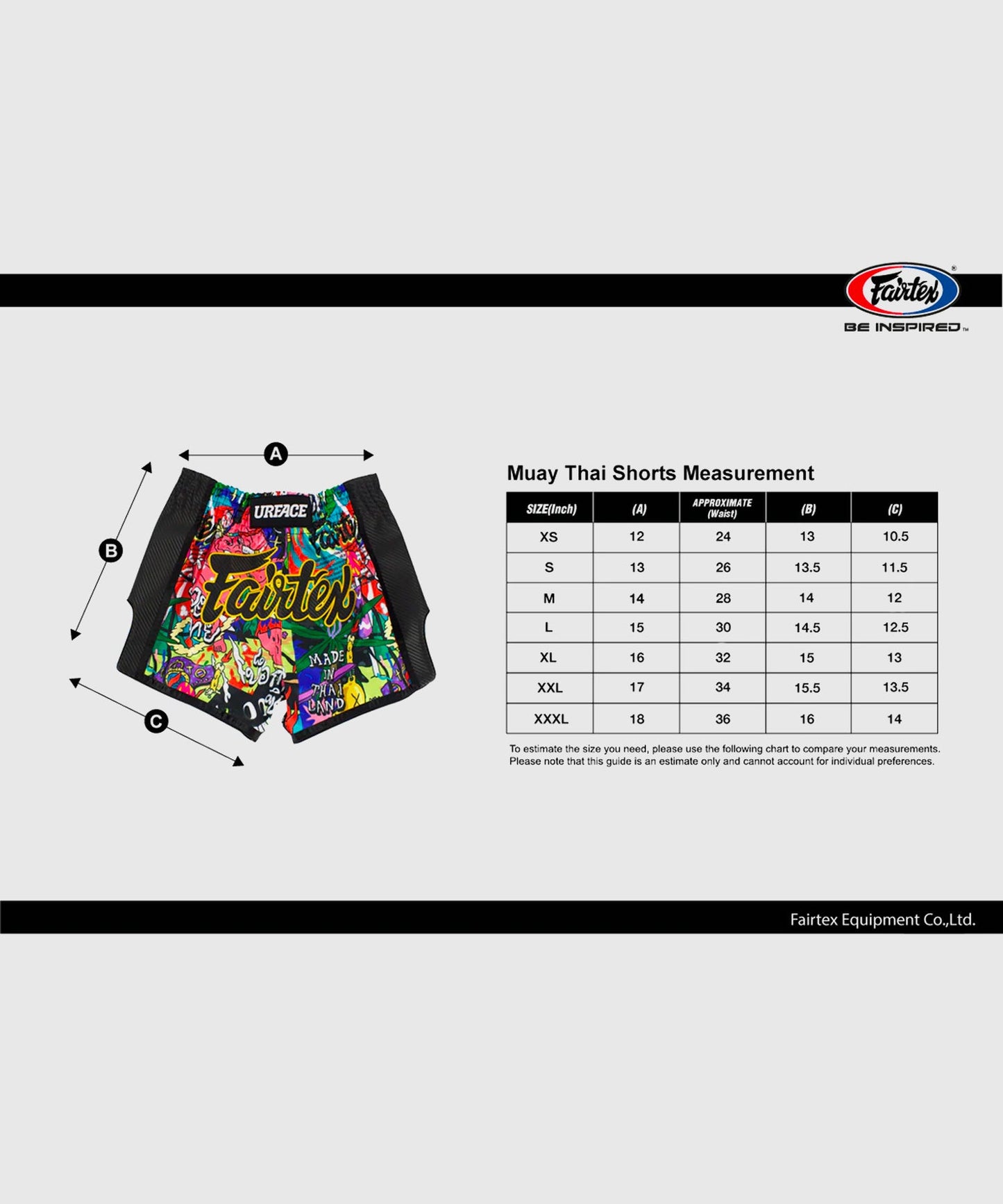 Short de Muay Thai Fairtex X Urface