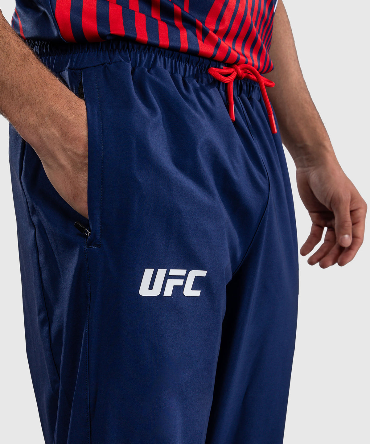 Official UFC Freedom 250 by Venum Authentic Fight Night Pantaloni Walkout da uomo - Blu