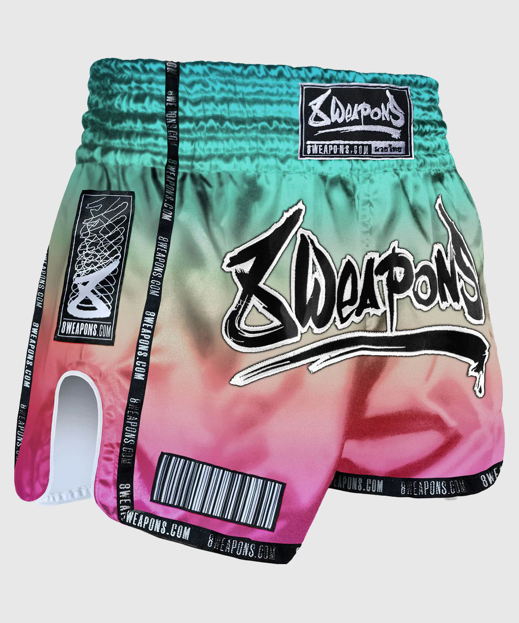 Short de Muay Thai 8 Weapons Vivo Mesosphere - Vert