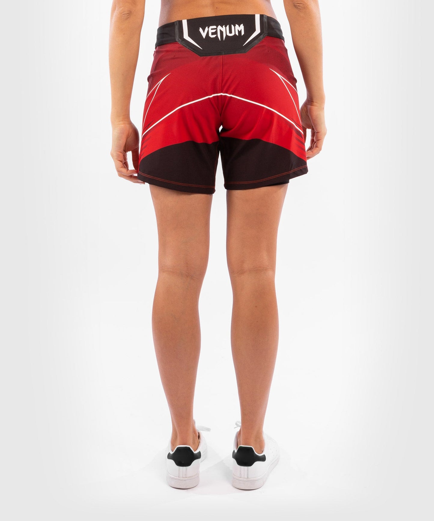 UFC Damen Fightshorts Venum Authentic Fight Night - Long Cut - Rot