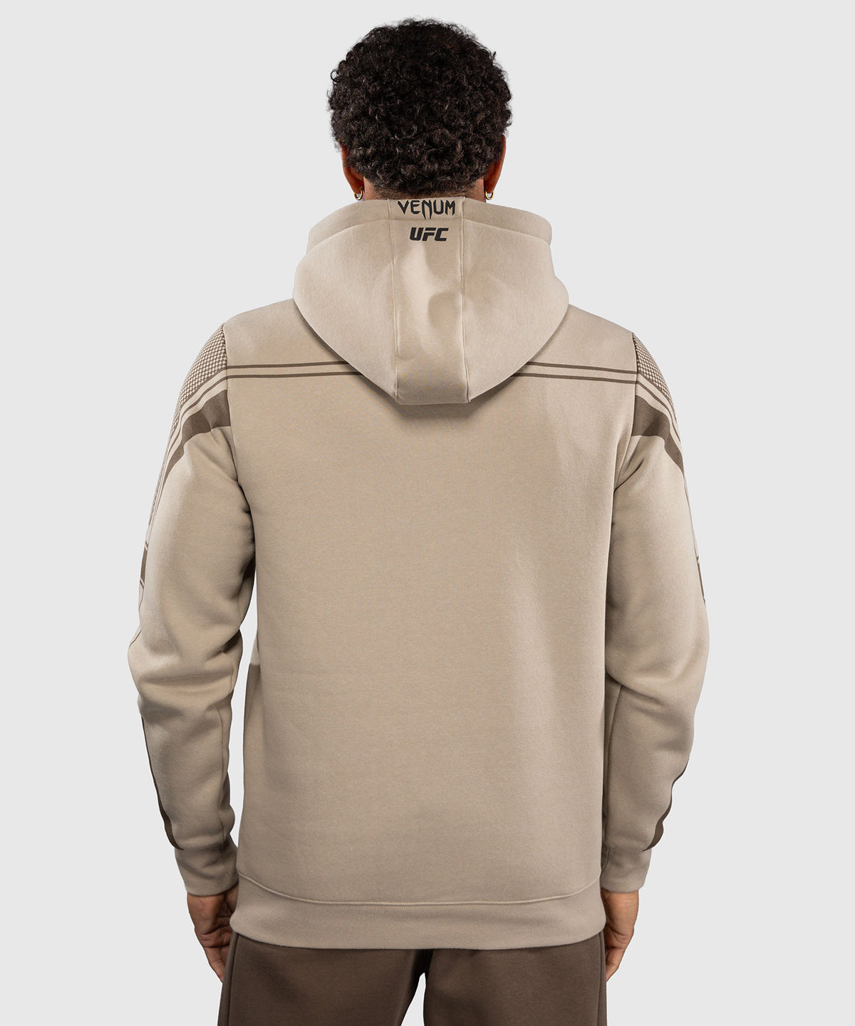Venum UFC Unity by Venum Authentic Fight Week Men's Pullover Hoodie - Sand