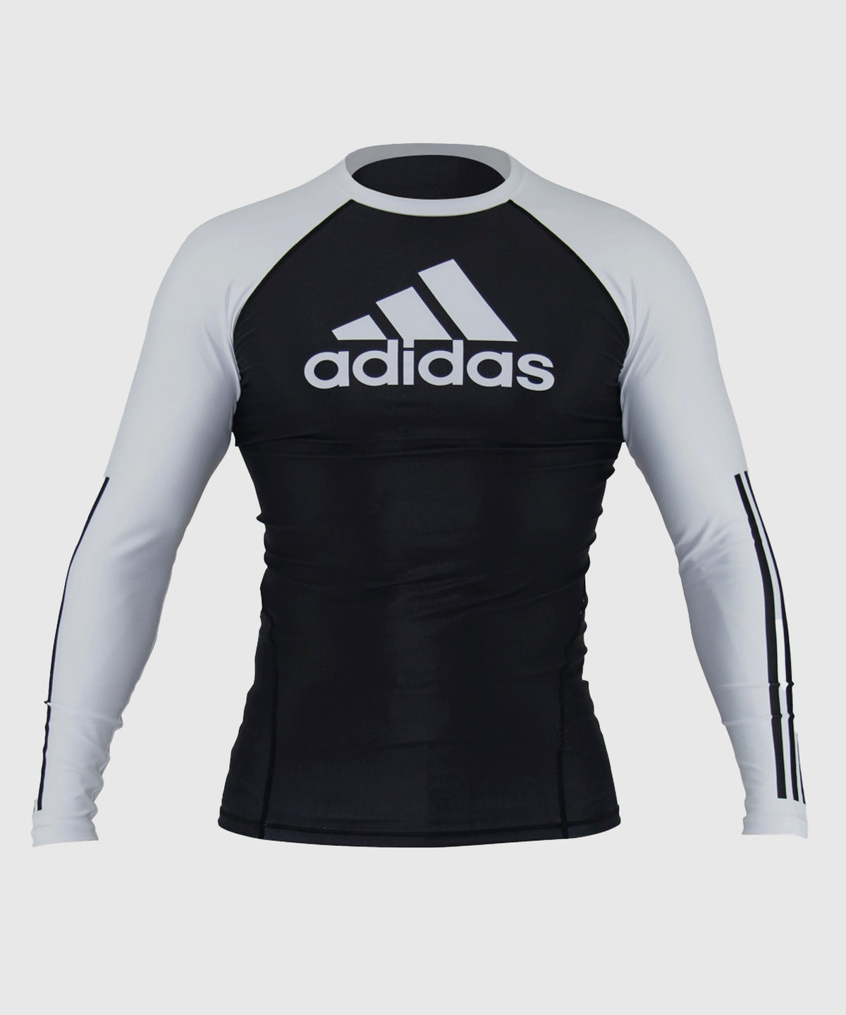 Adidas Rashguard a Maniche Lunghe - Bianco/Nero