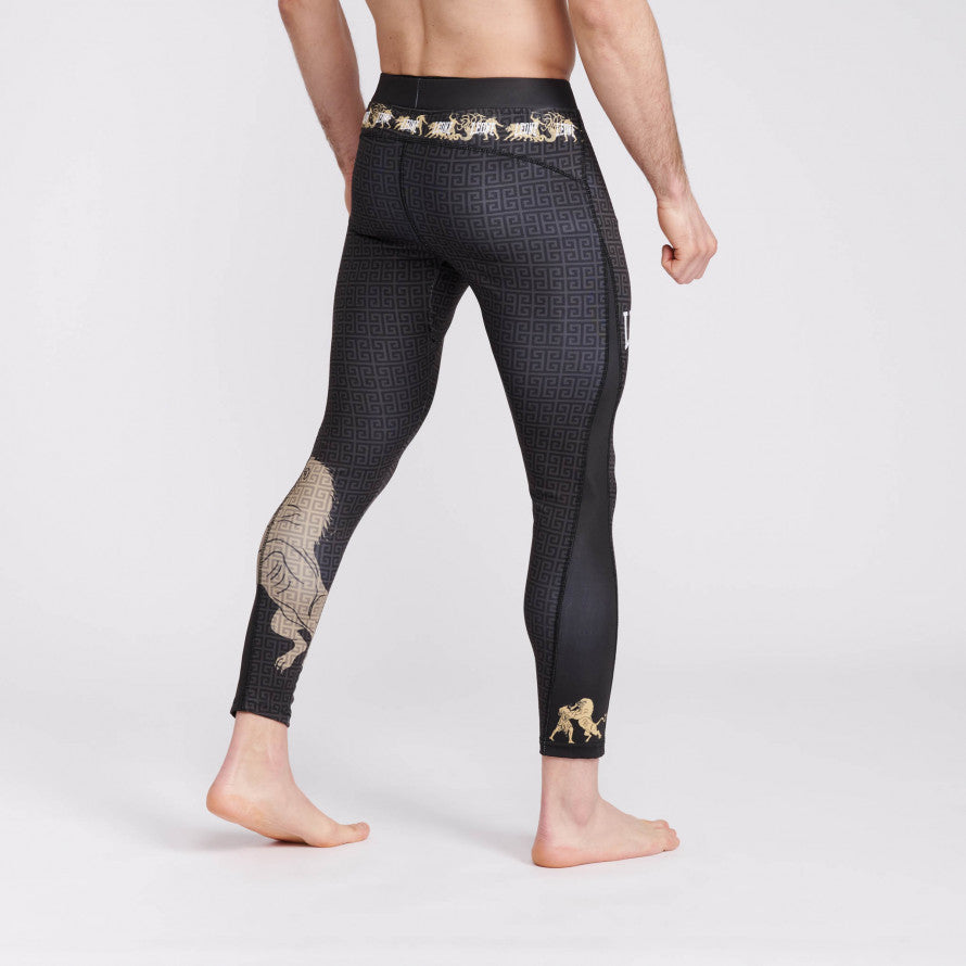 Leone Eracle Pantalones de Compresión - Negro/Grau